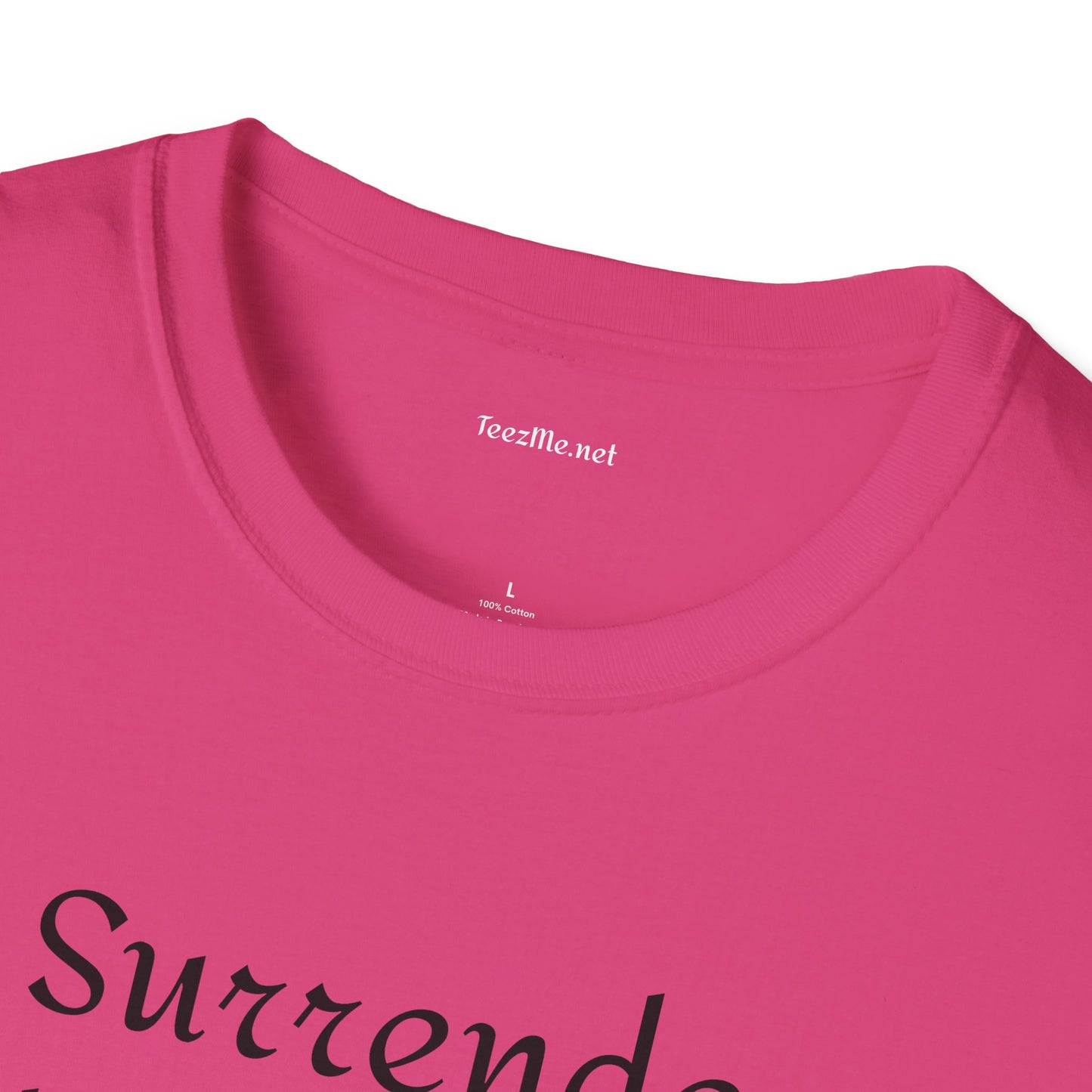 Surrender to the flow - Unisex Softstyle T-Shirt 100% Cotton Graphic