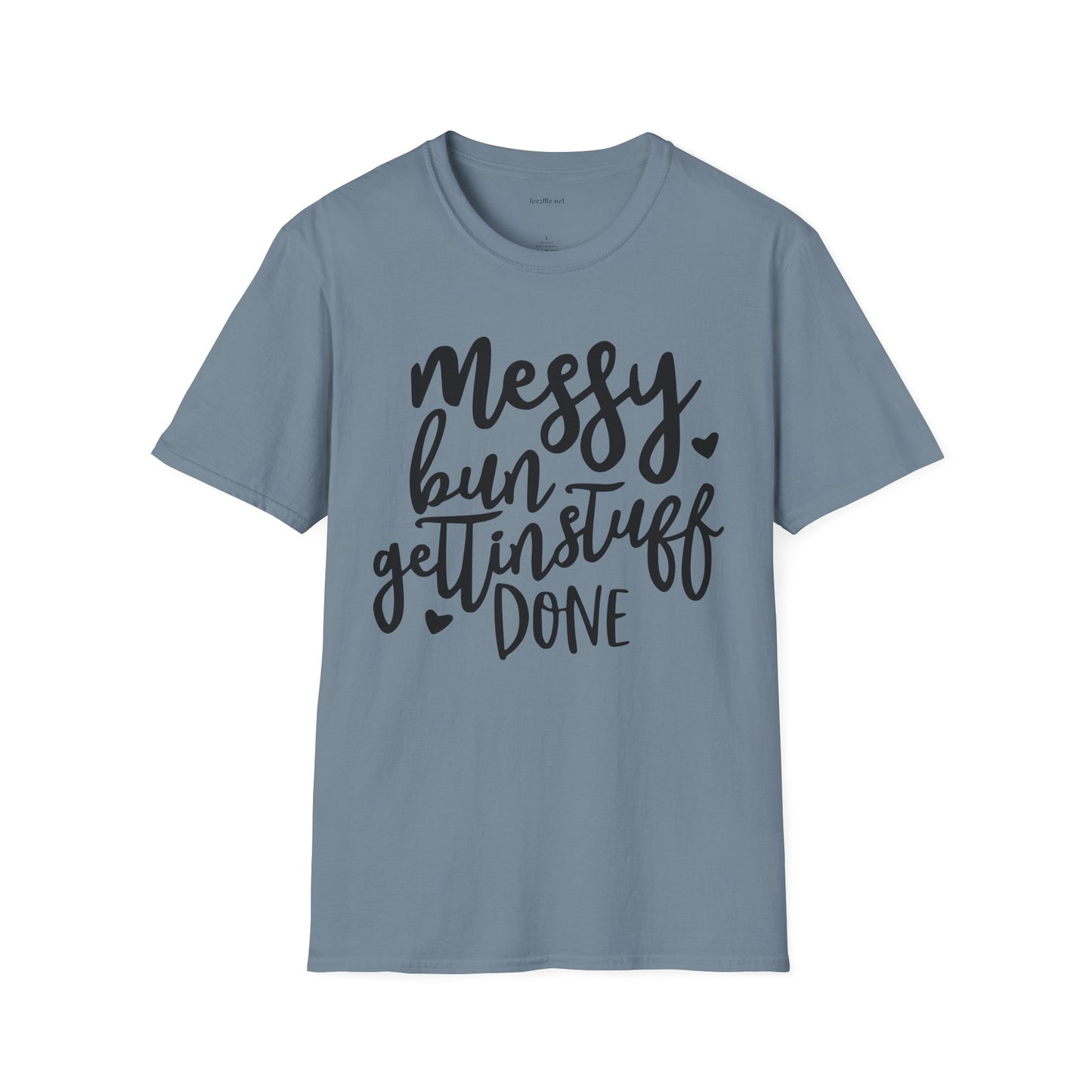Messy Bun  - Unisex Softstyle T-Shirt 100% Cotton Graphic
