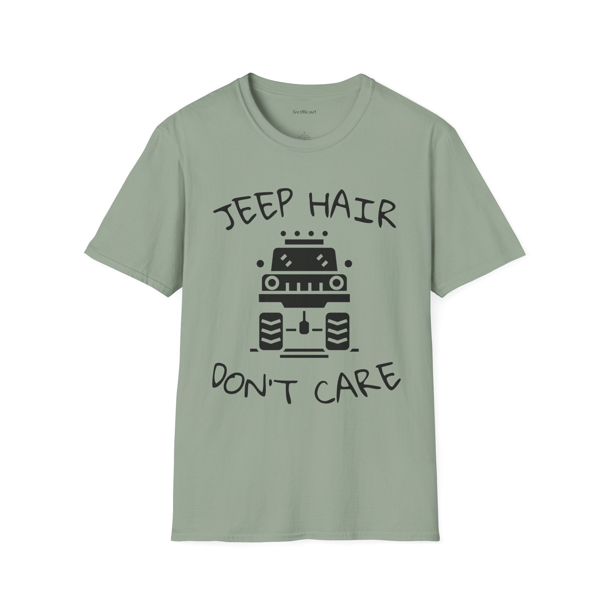 JEEP HAIR DON'T CARE - Unisex Softstyle T-Shirt 100% Cotton Graphic
