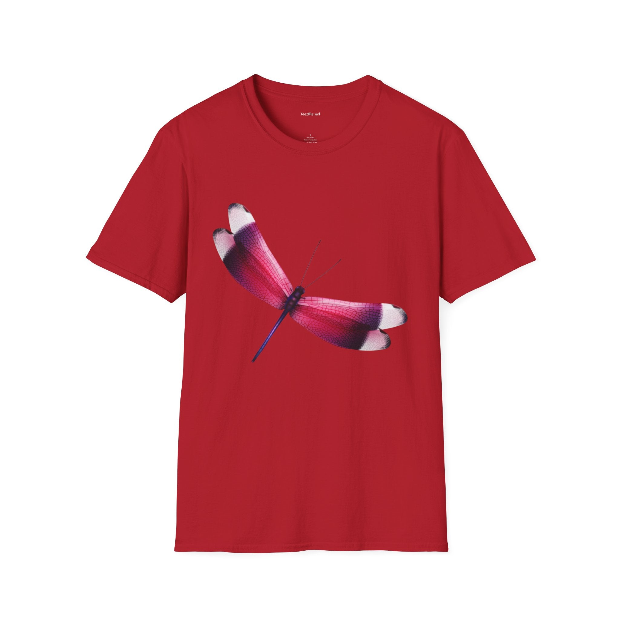 Dragonfly - Unisex Softstyle T-Shirt 100% Cotton Graphic