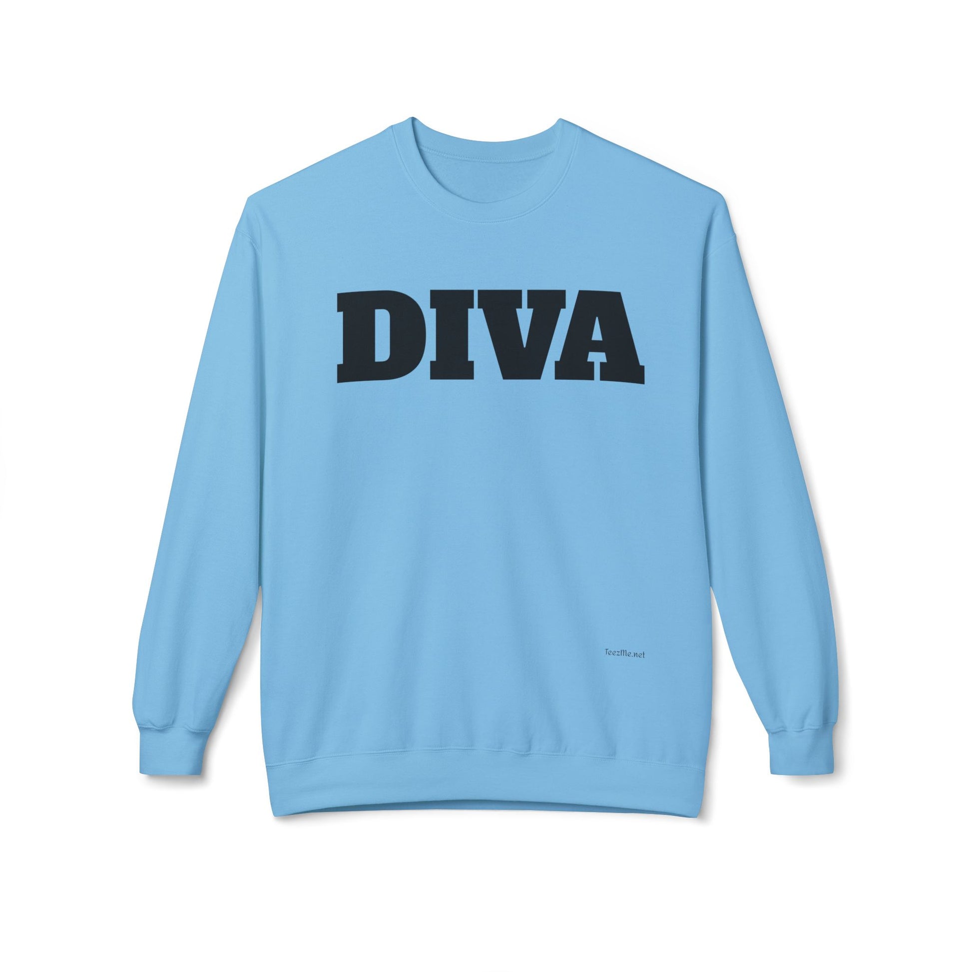 DIVA - Unisex Midweight Softstyle Fleece Crewneck Sweatshirt