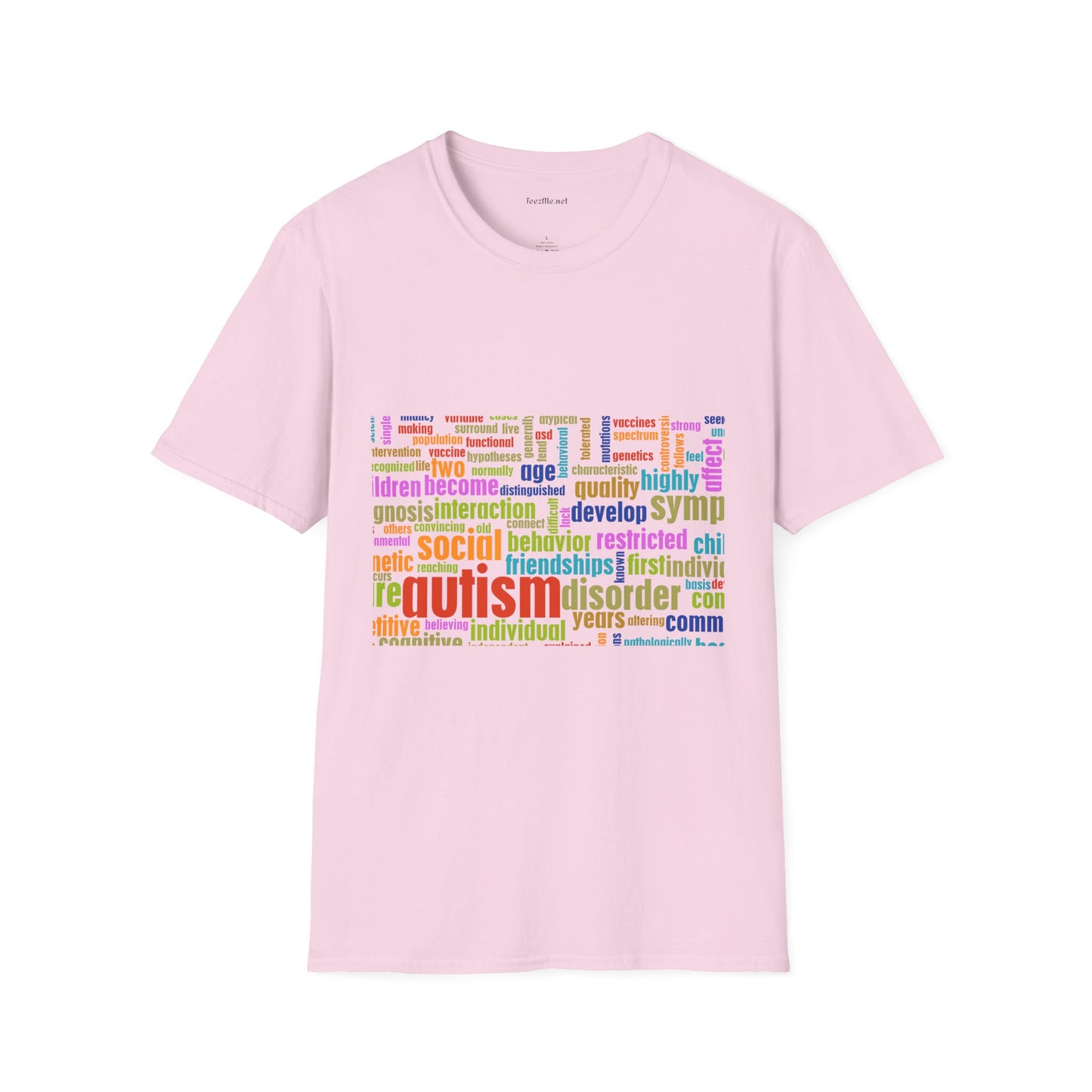 AUTISM speaks- Unisex Softstyle T-Shirt 100% Cotton Graphic