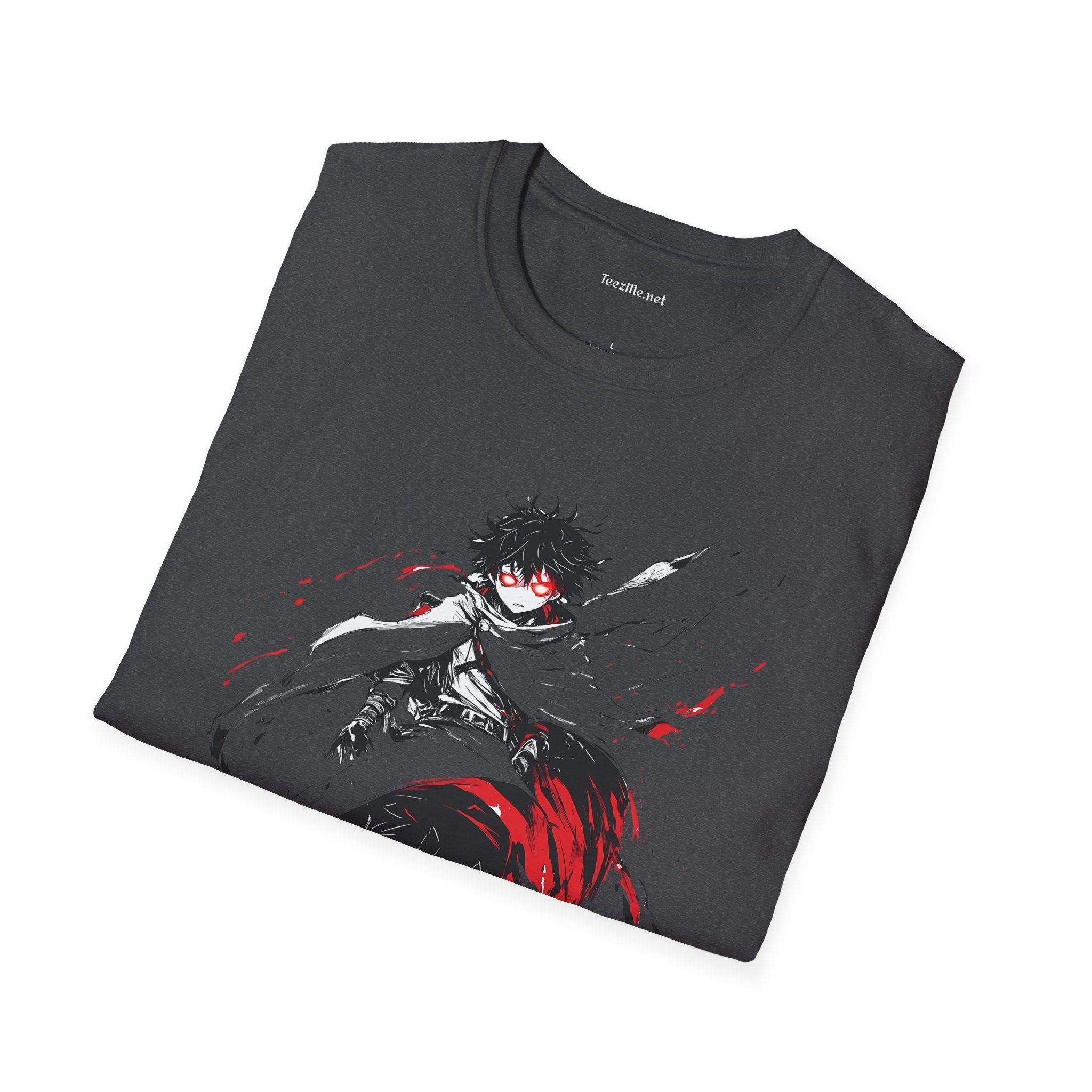 Mystic Manga Hero Unisex Softstyle T-Shirt 100% Cotton Graphic