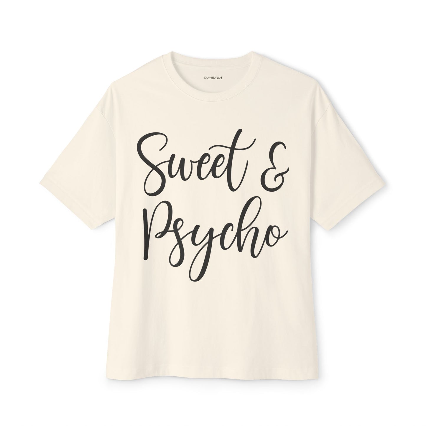 Sweet & Psycho 01 Unisex Oversized Boxy Tee