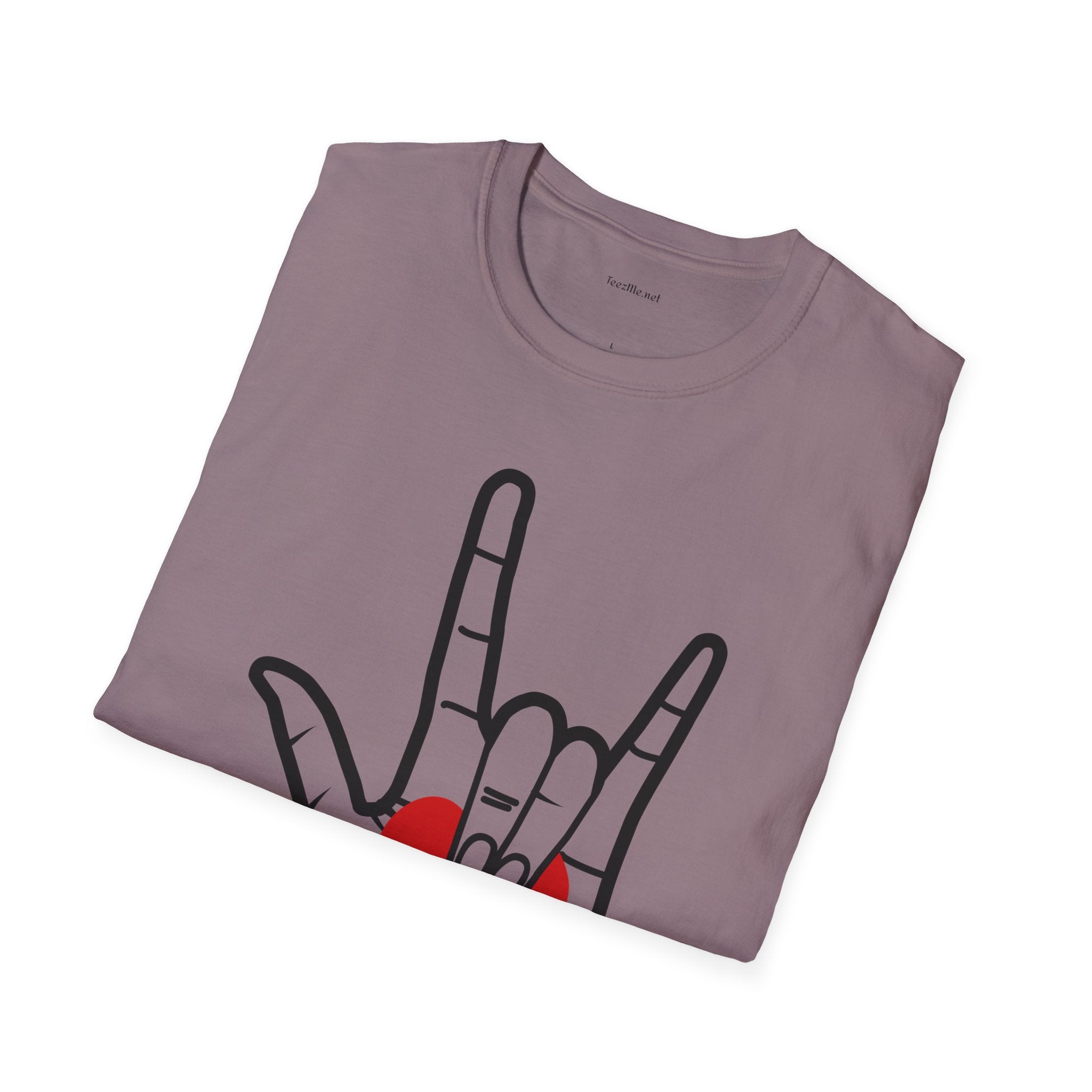 ASL Love  - Unisex Softstyle T-Shirt 100% Cotton Graphic