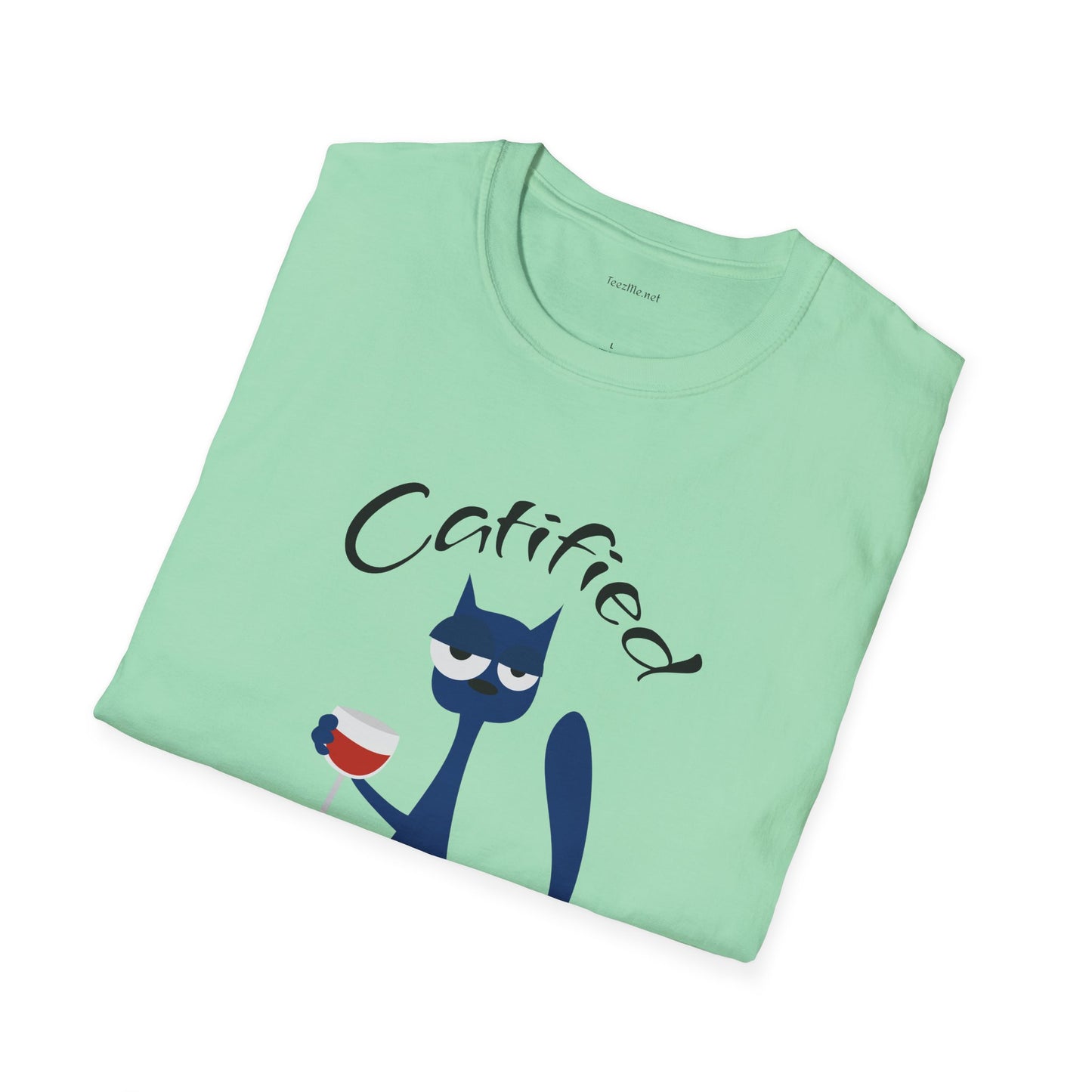 Catified Therapist - Unisex Softstyle T-Shirt 100% Cotton Graphic