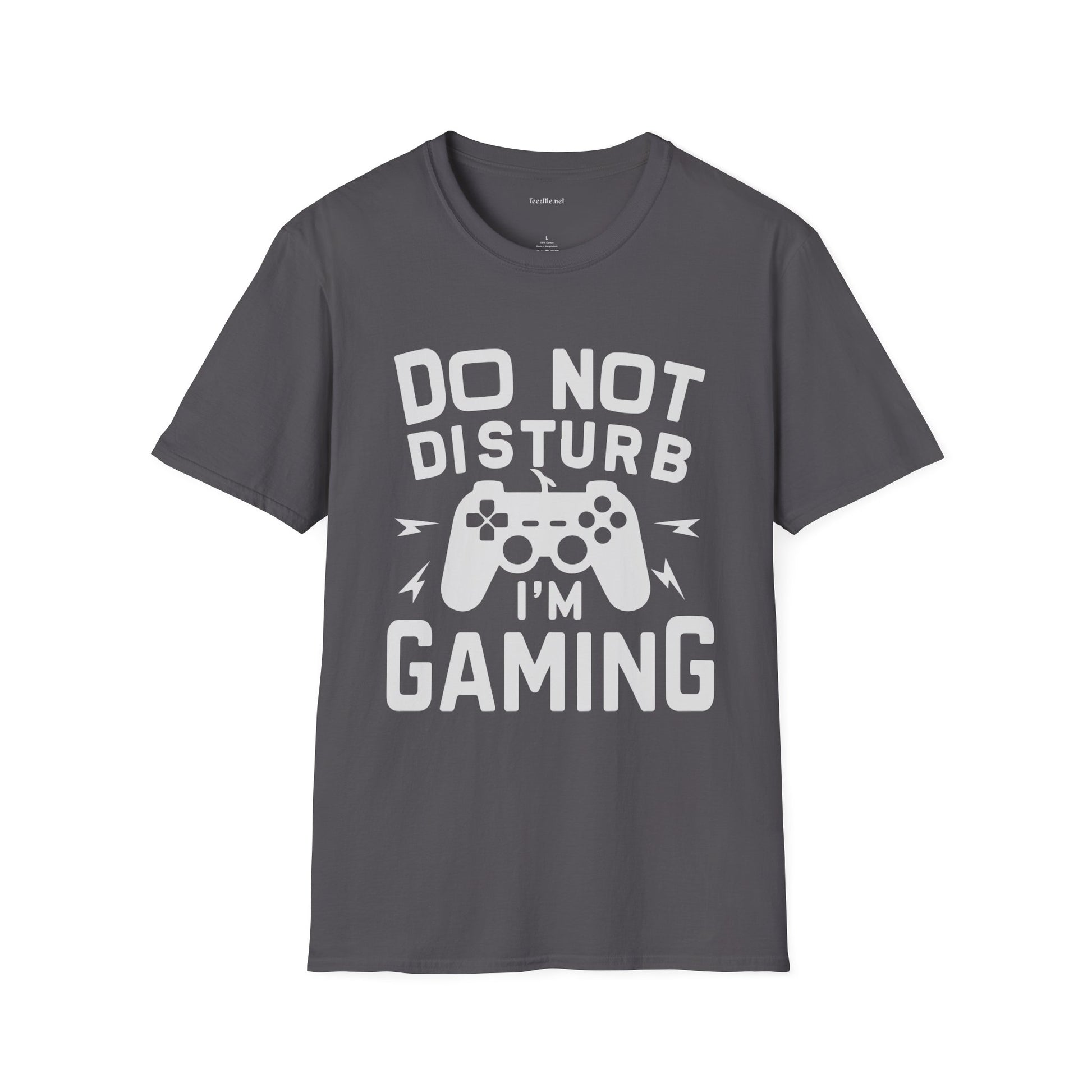 Do Not Disturb I'm Gaming Unisex Softstyle T-Shirt 100% Cotton Graphic