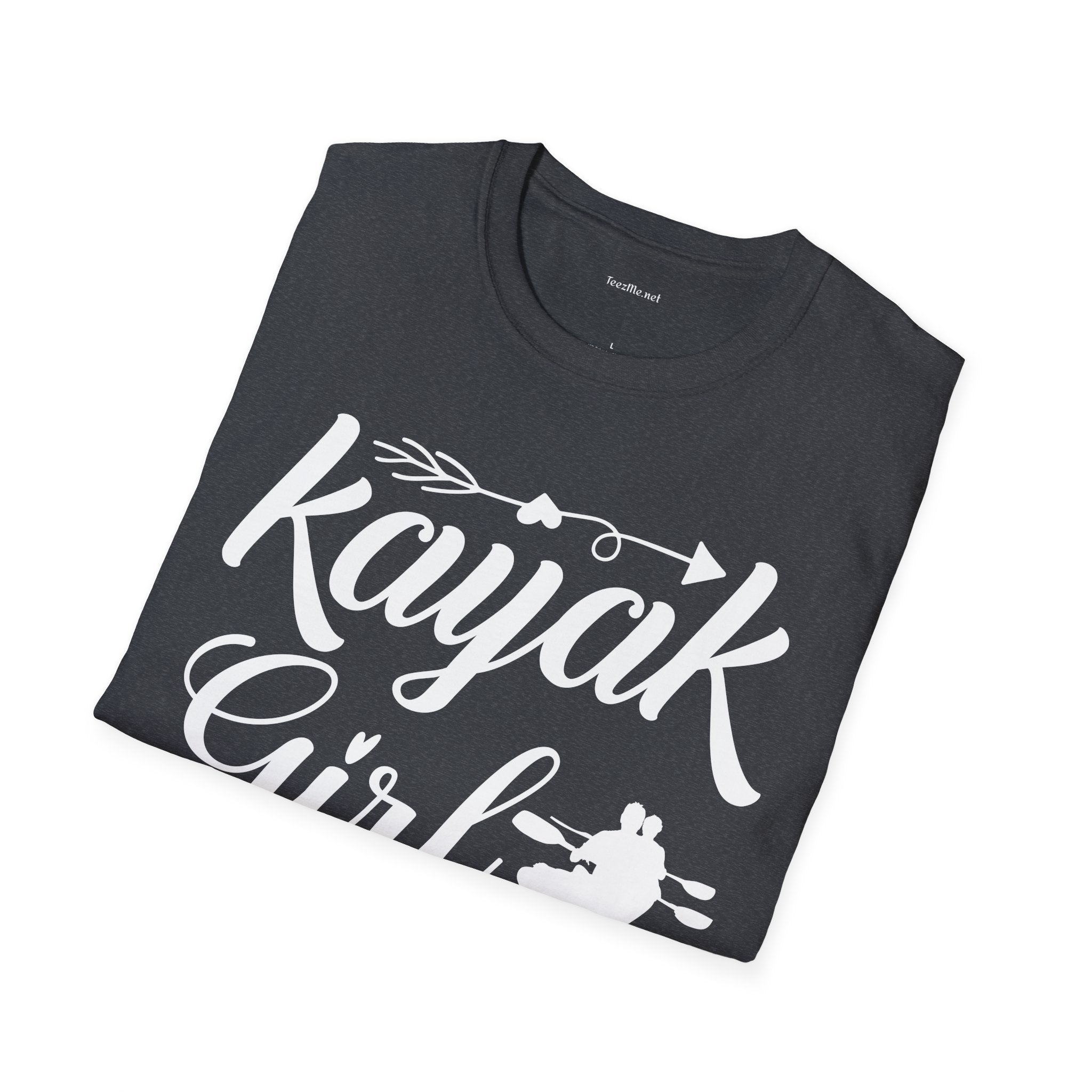 Kayak Girl - Unisex Softstyle T-Shirt 100% Cotton Graphic
