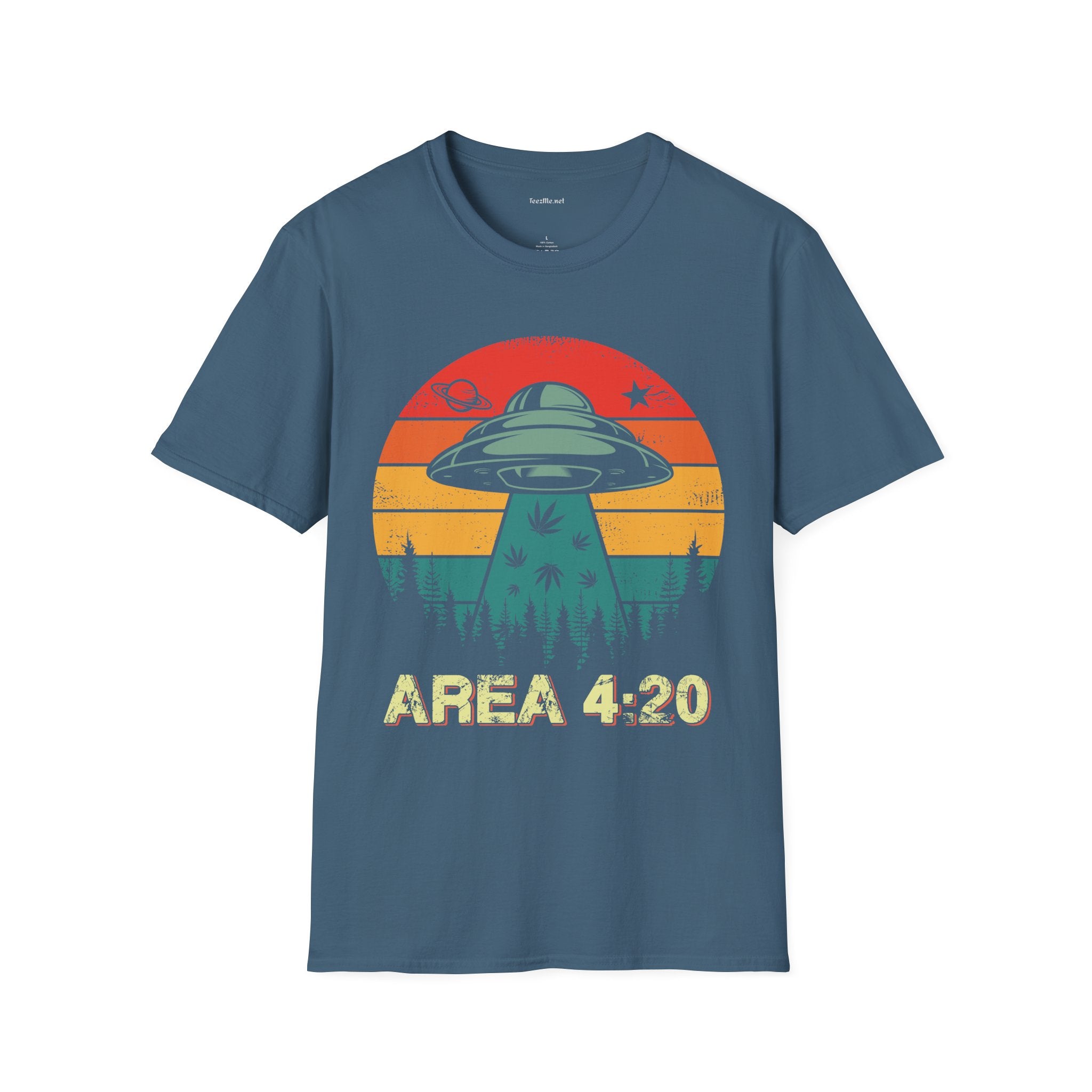 Area 420 Unisex Softstyle T-Shirt 100% Cotton Graphic