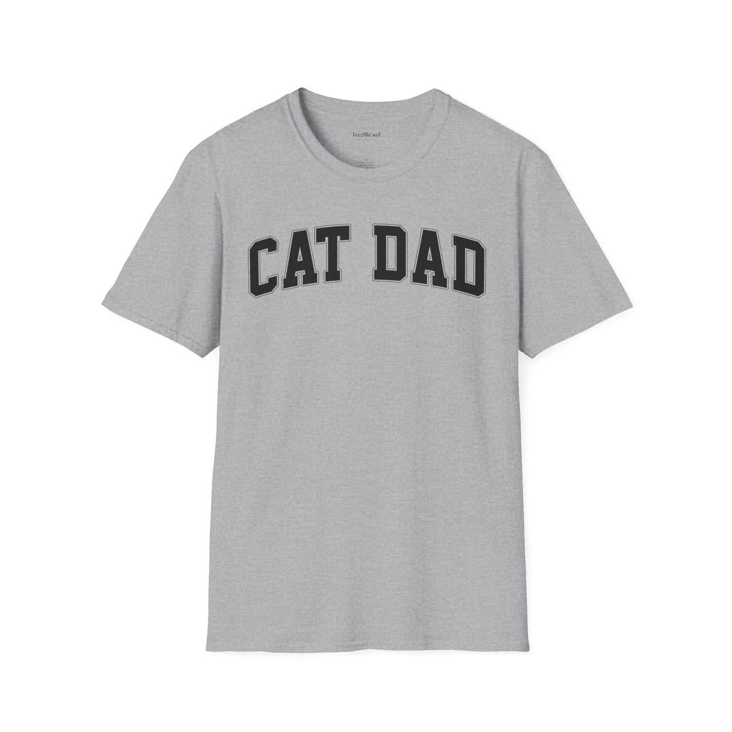 Cat Dad Unisex Softstyle T-Shirt 100% Cotton Graphic