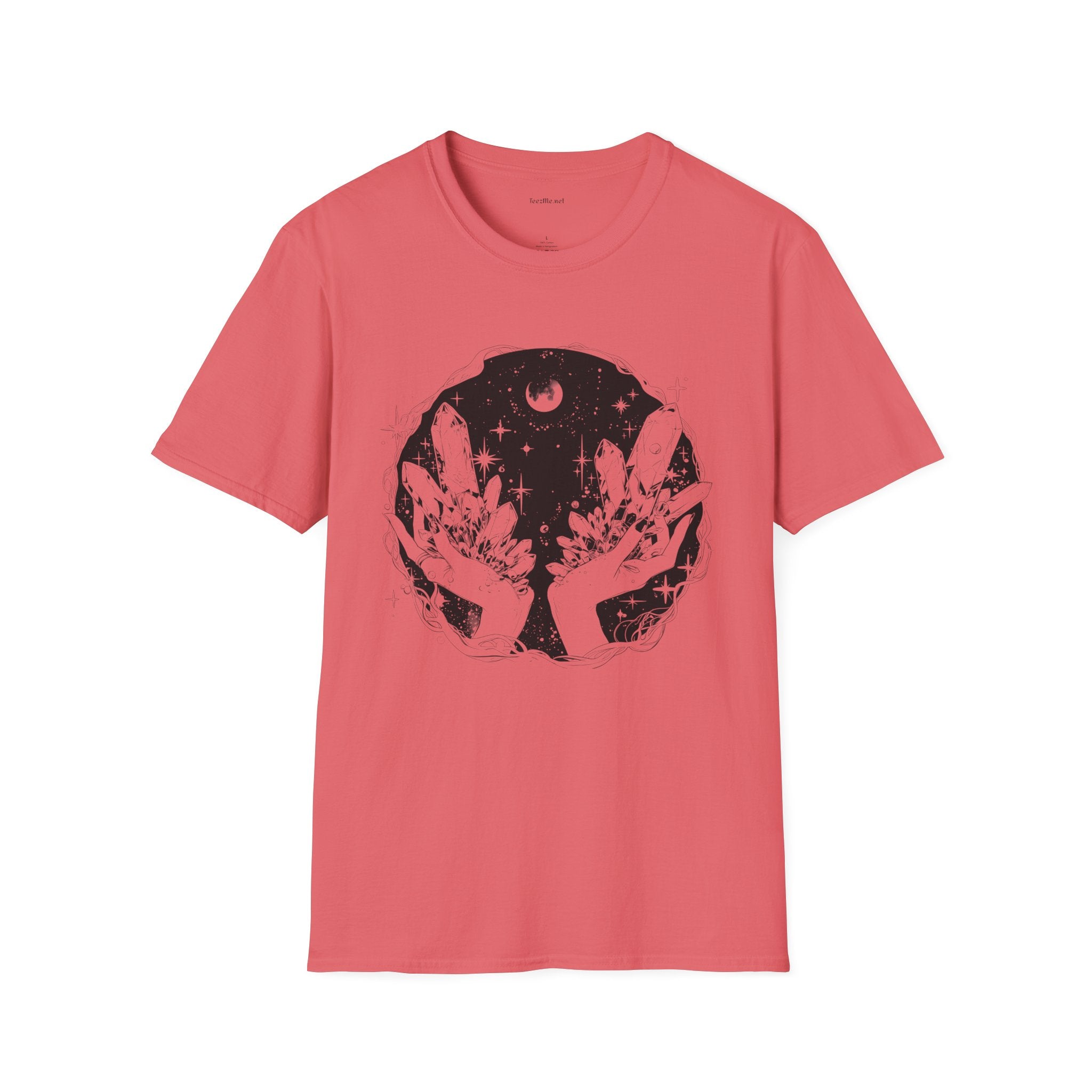 Crystal Moon Magic  - Unisex Softstyle T-Shirt 100% Cotton Graphic
