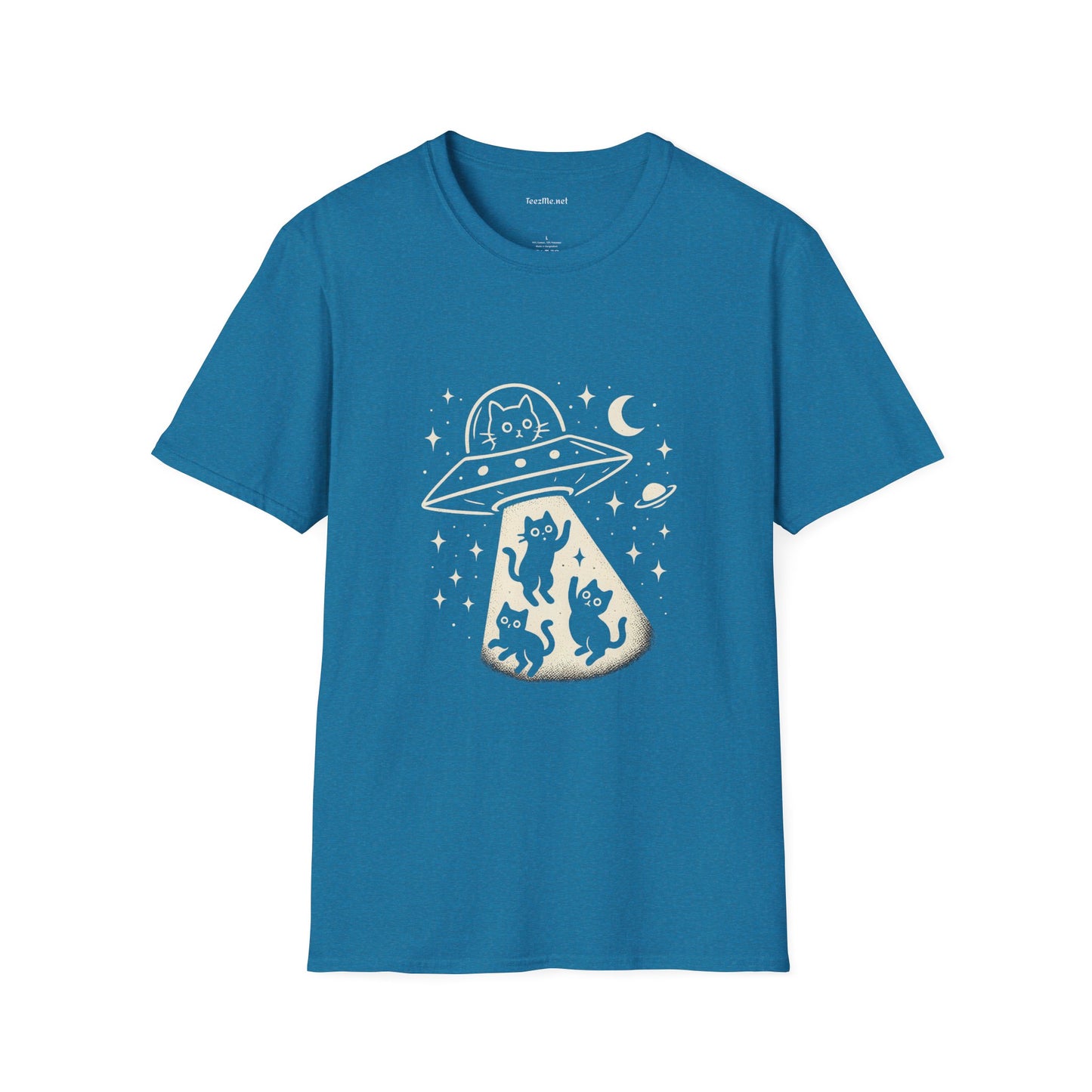 UFO Cats Unisex Softstyle T-Shirt 100% Cotton Graphic