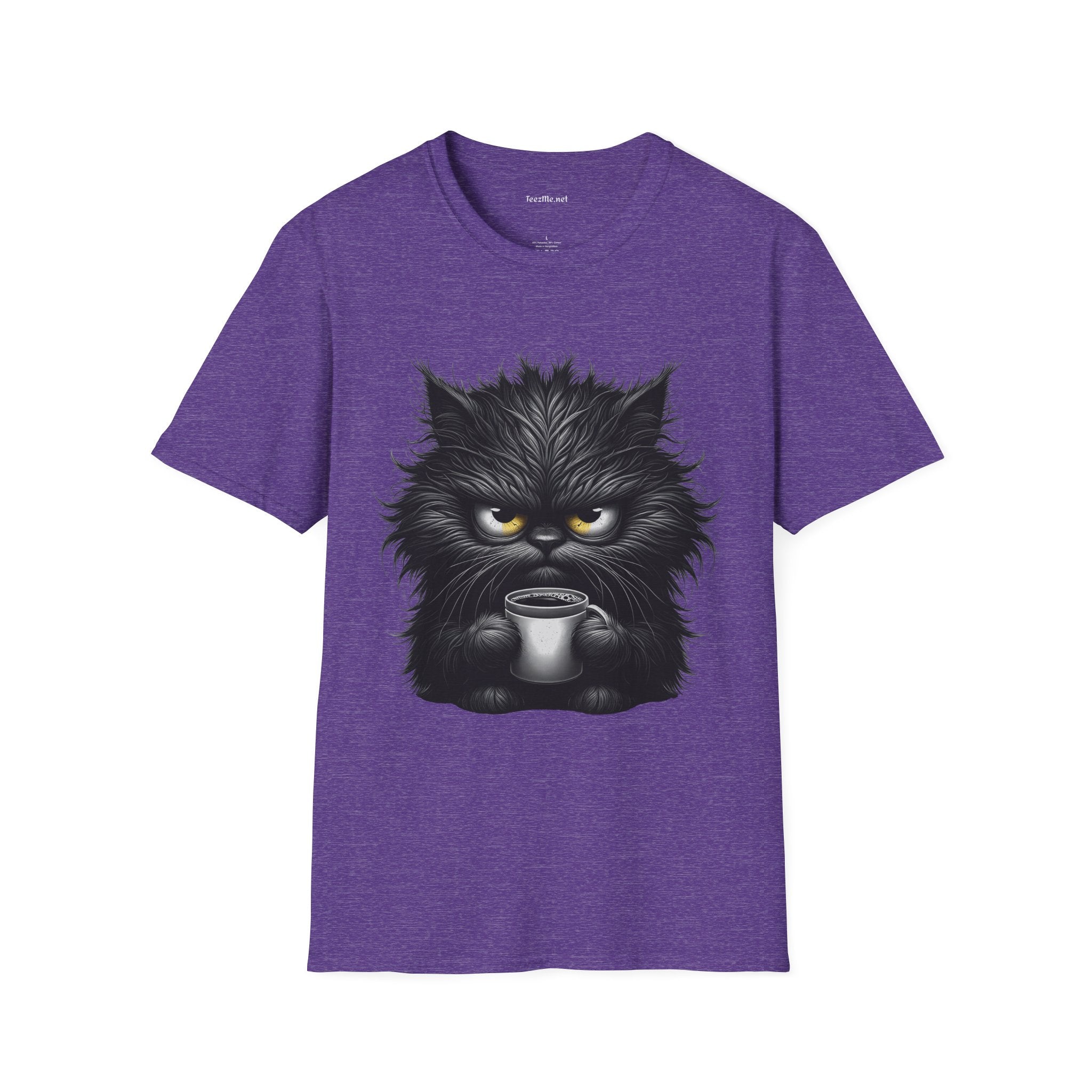 Adorable Grumpy Cat 01 Unisex SoftStyle T-Shirt 100% Cotton Graphic