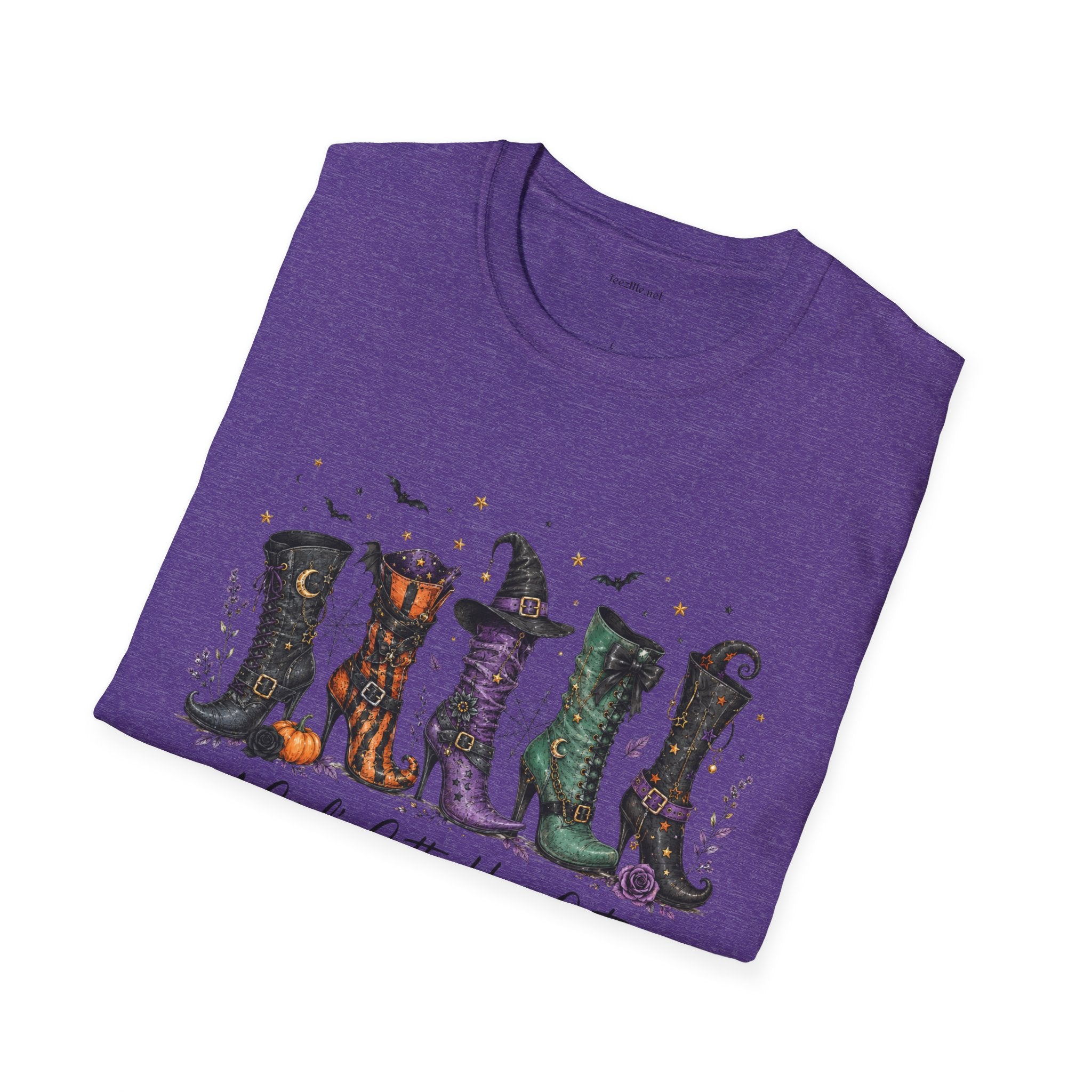 Halloween Witch Boots T-Shirt — "A Girl's Gotta Have Options" Graphic Tee