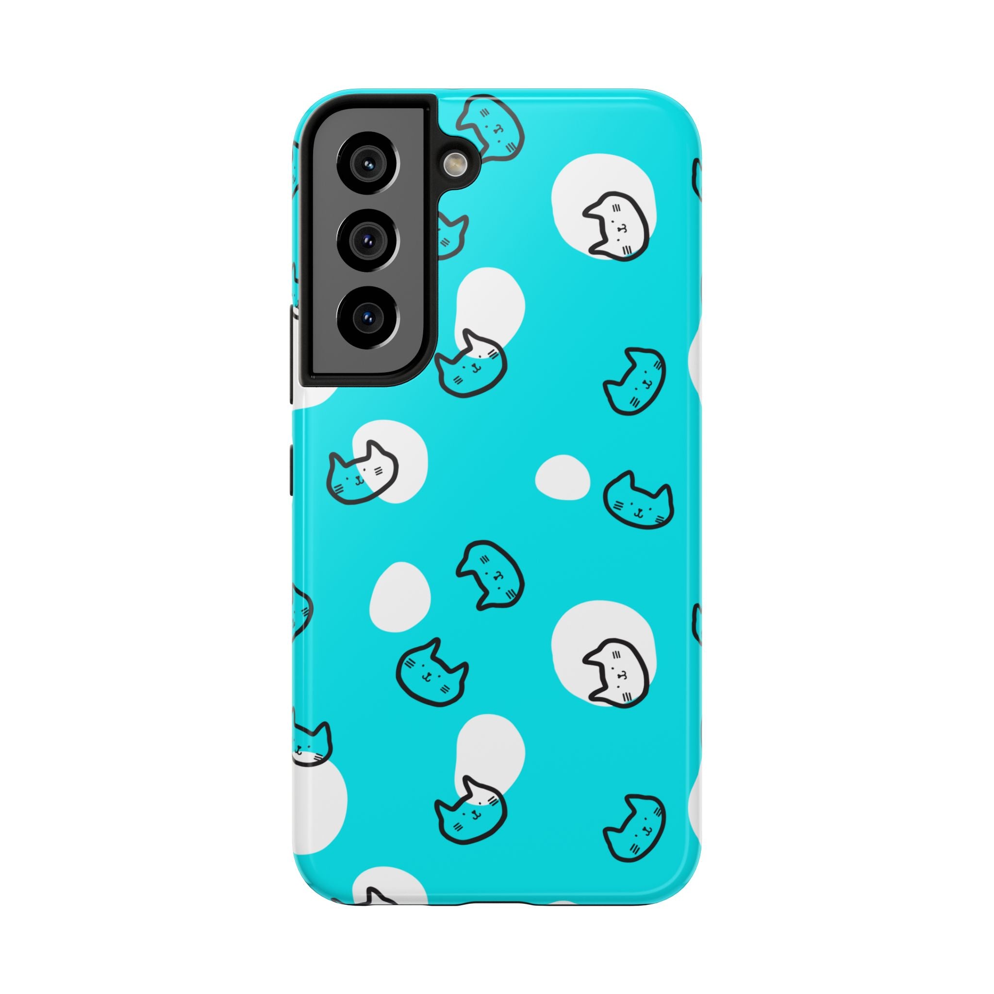 Cute Cat Pattern Cell Phone Case Tough Phone Cases