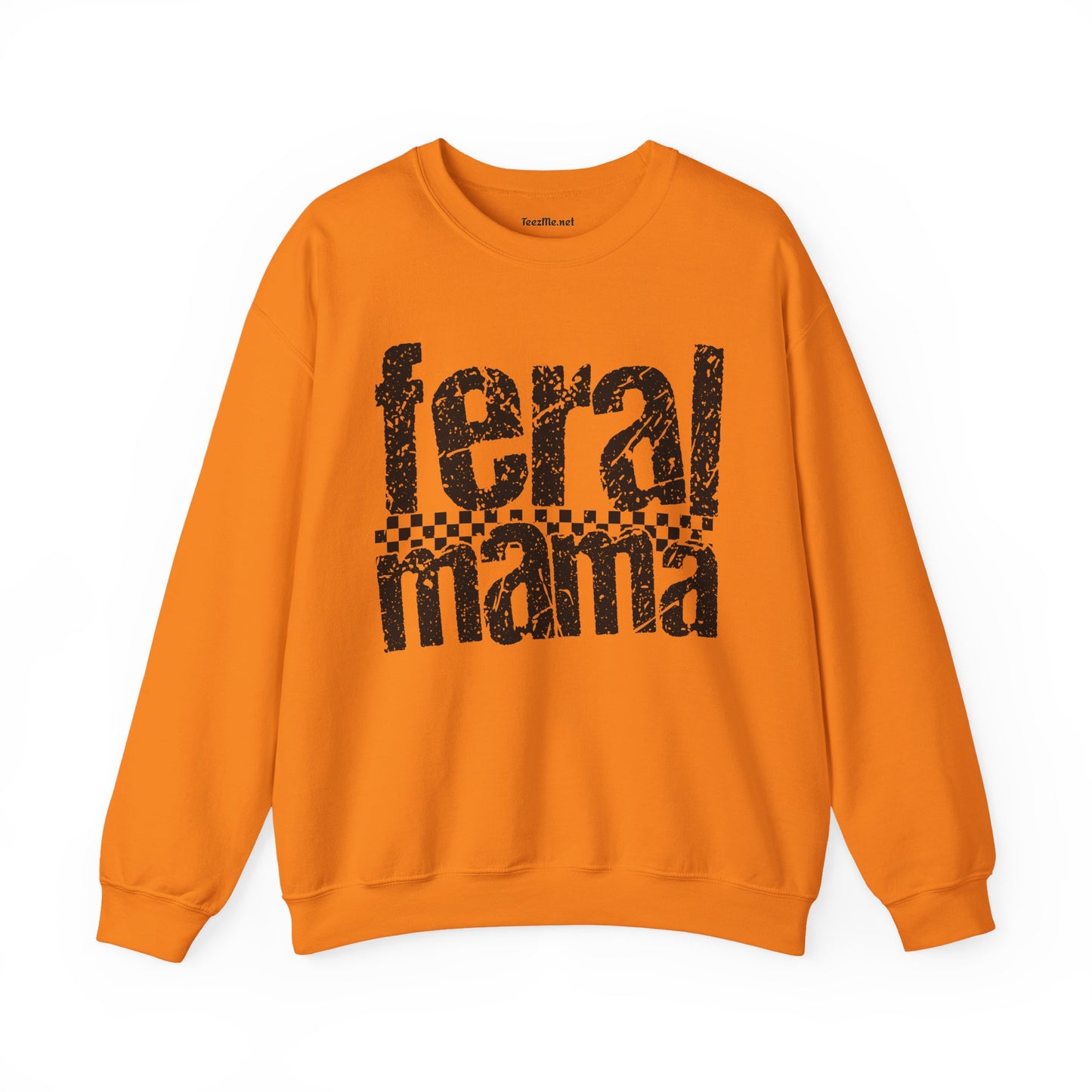 Feral Mama Unisex Heavy Blend™ Crewneck Sweatshirt Graphic