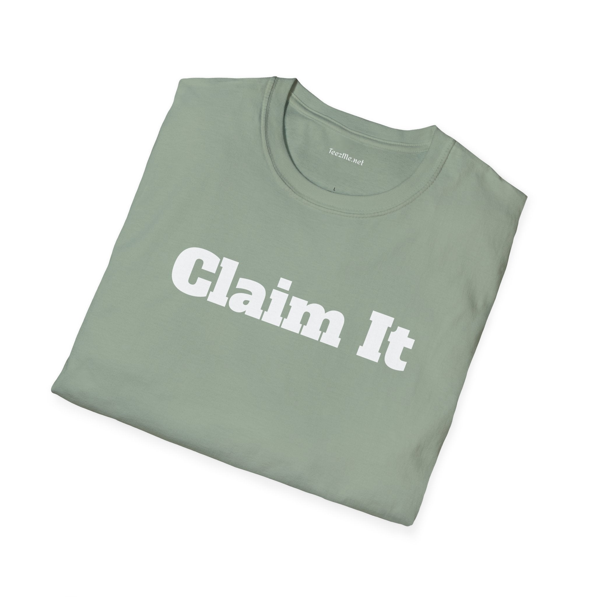 Claim It - Unisex Softstyle T-Shirt 100% Cotton Graphic