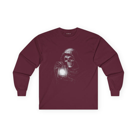 Grim Reaper Skull 02 Unisex Ultra Cotton Long Sleeve Tee