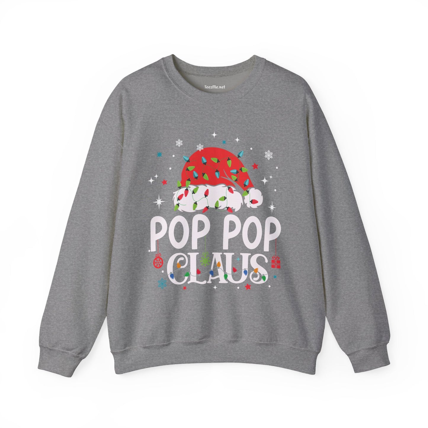 Christmas Pop Pop Unisex Heavy Blend™ Crewneck Sweatshirt