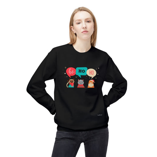 Ho Ho Ho - Unisex Midweight Softstyle Fleece Crewneck Sweatshirt