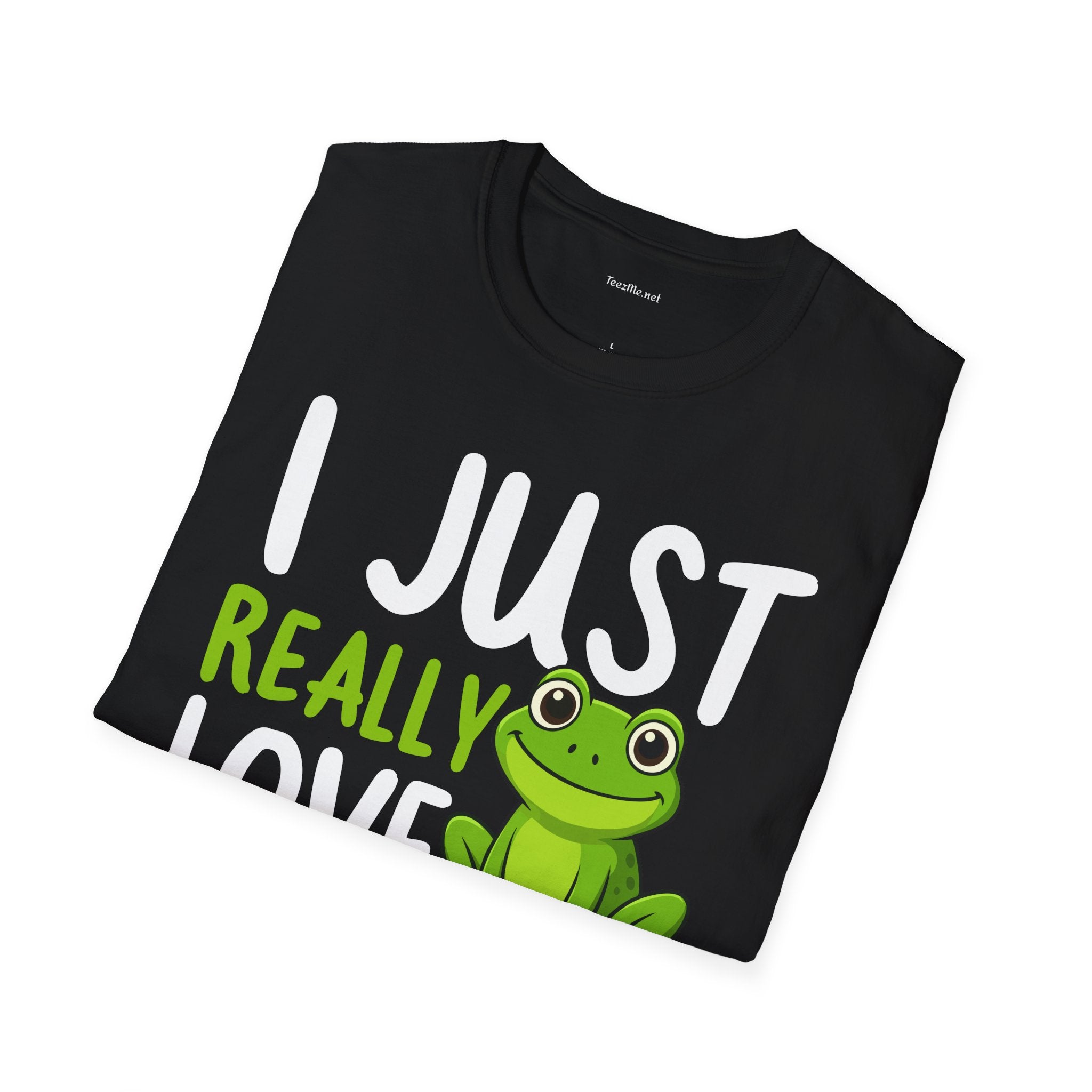 I Just Really Love Frogs Unisex Softstyle T-Shirt 100% Cotton Graphic