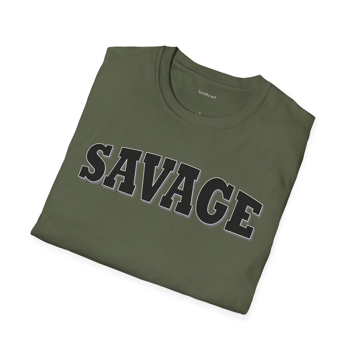 SAVAGE - Unisex Softstyle T-Shirt 100% Cotton Graphic