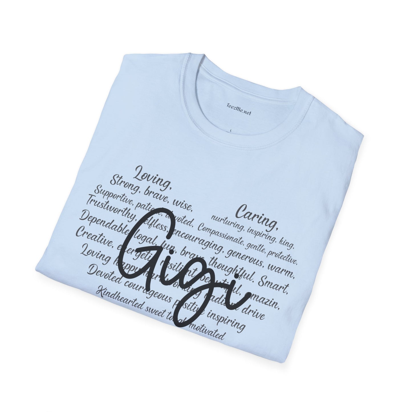 Gigi (definition) Unisex Soft Style T-Shirt 100% Cotton Graphic