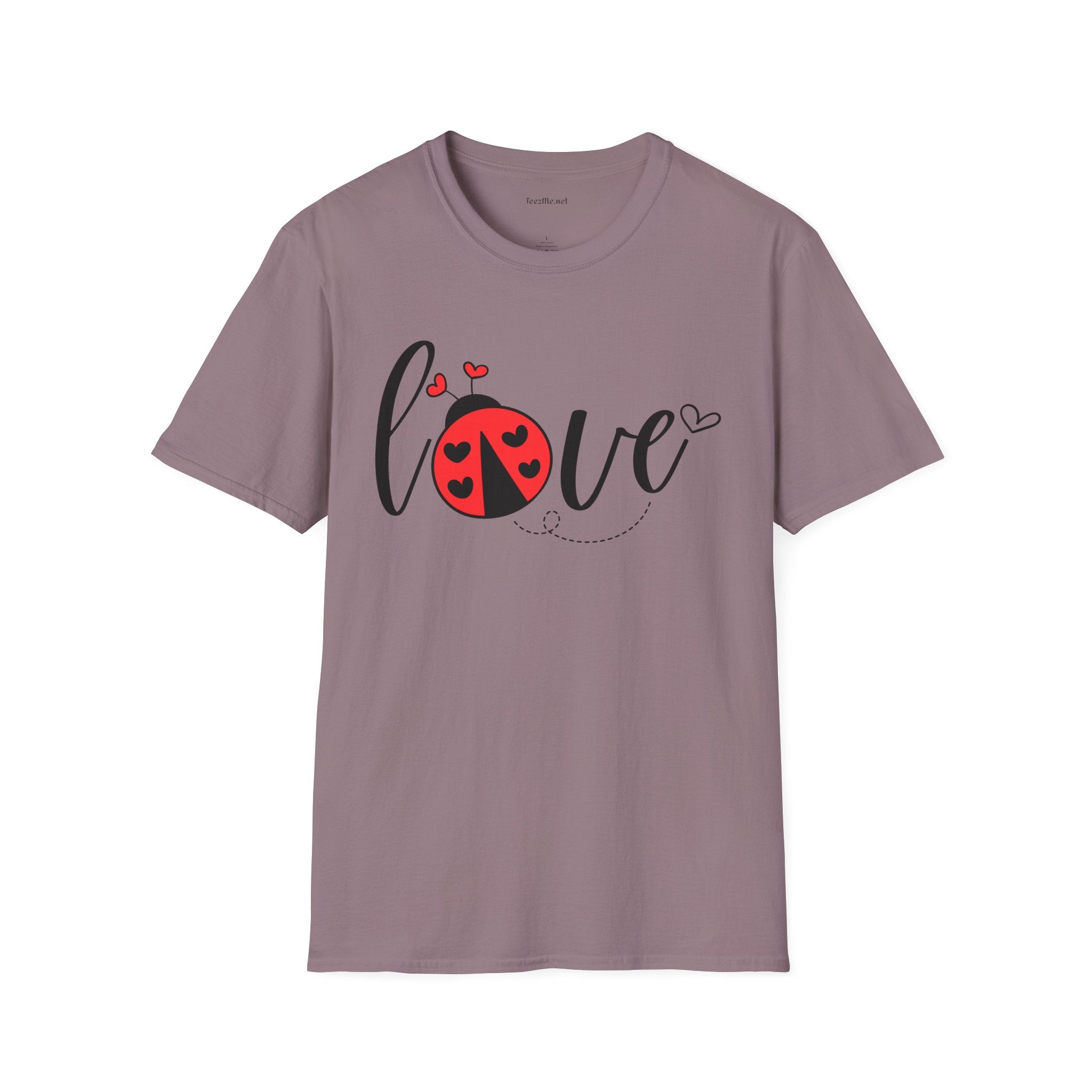 Ladybug Love Unisex Soft T-Shirt 100% Cotton Graphic
