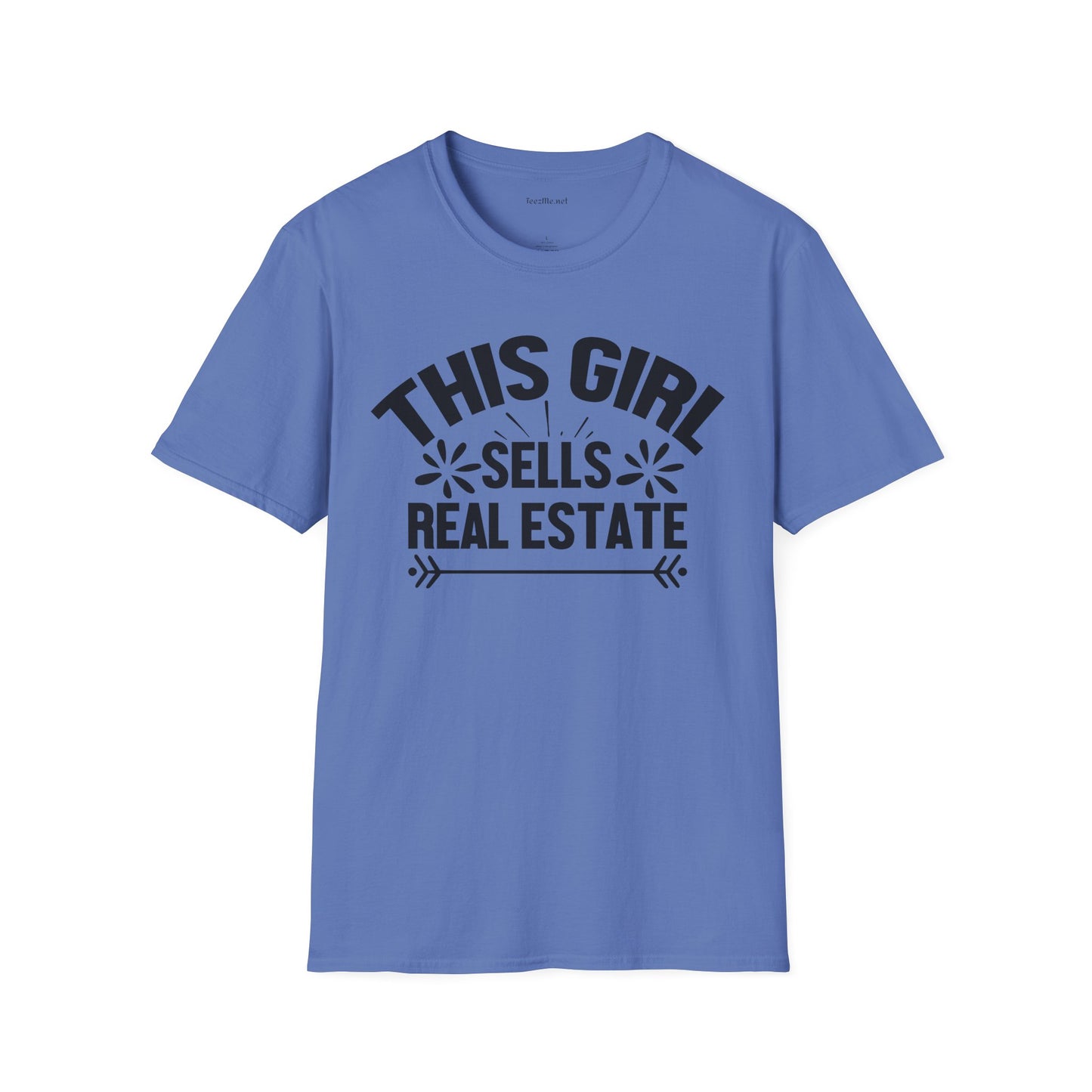 This Girl Sells Real Estate Unisex Soft Style T-Shirt 100% Cotton Graphic