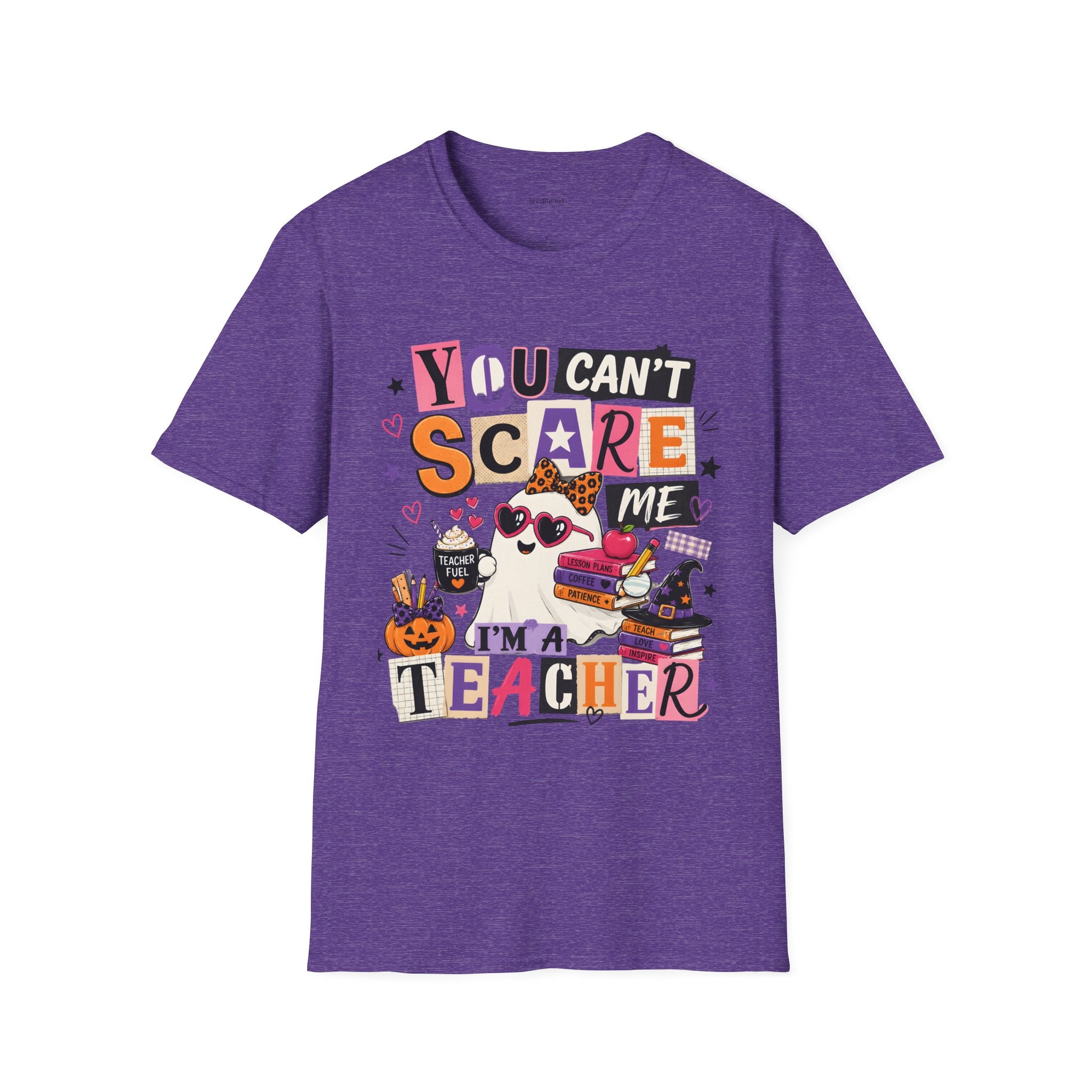 Teacher Halloween T-Shirt - "You Can't Scare Me, I'm a Teacher" Tee