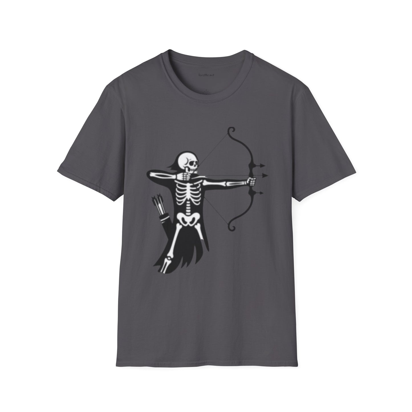Skeleton Archer Unisex Softstyle T-Shirt 100% Cotton Graphic