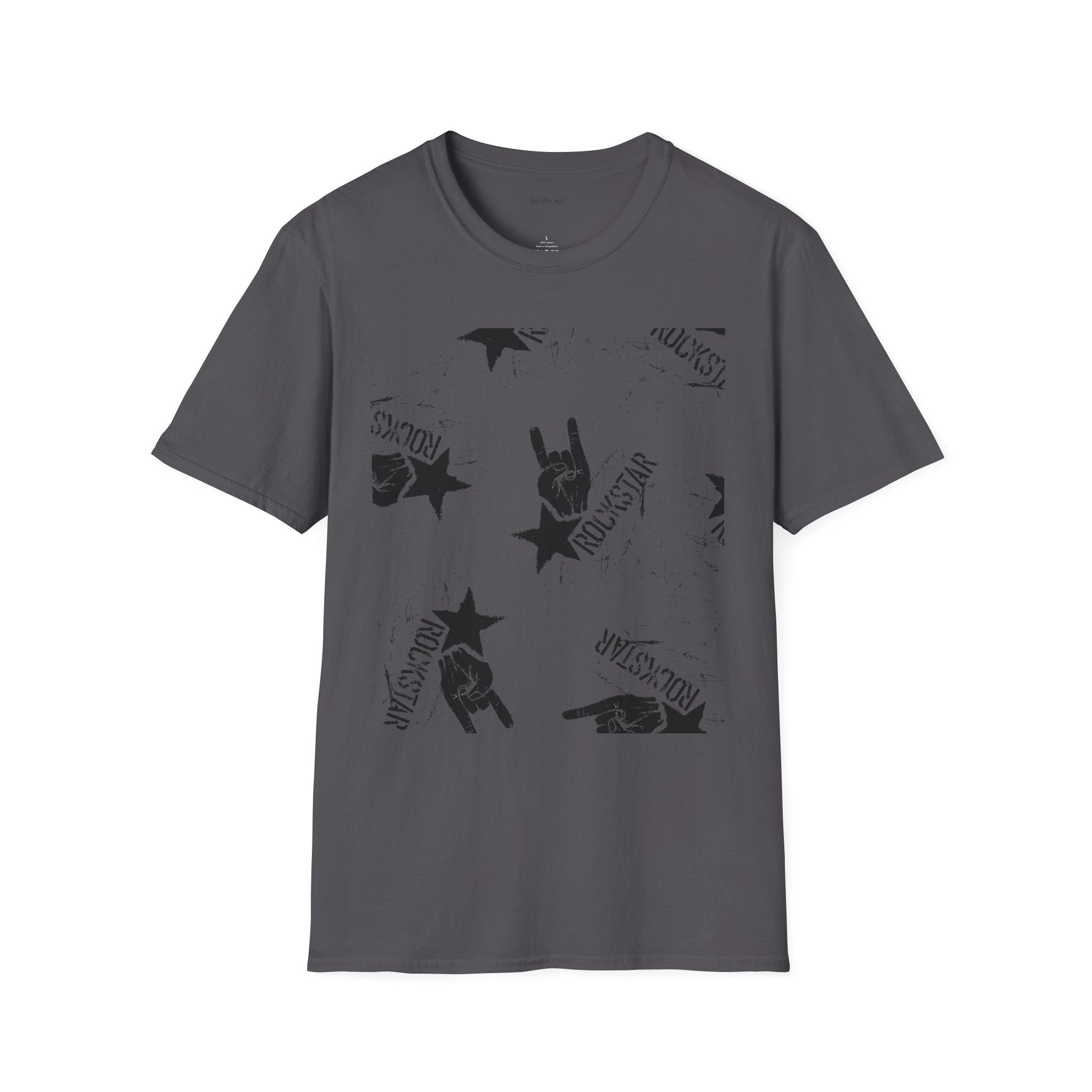 ROCK STAR illustation - Unisex Softstyle T-Shirt 100% Cotton Graphic