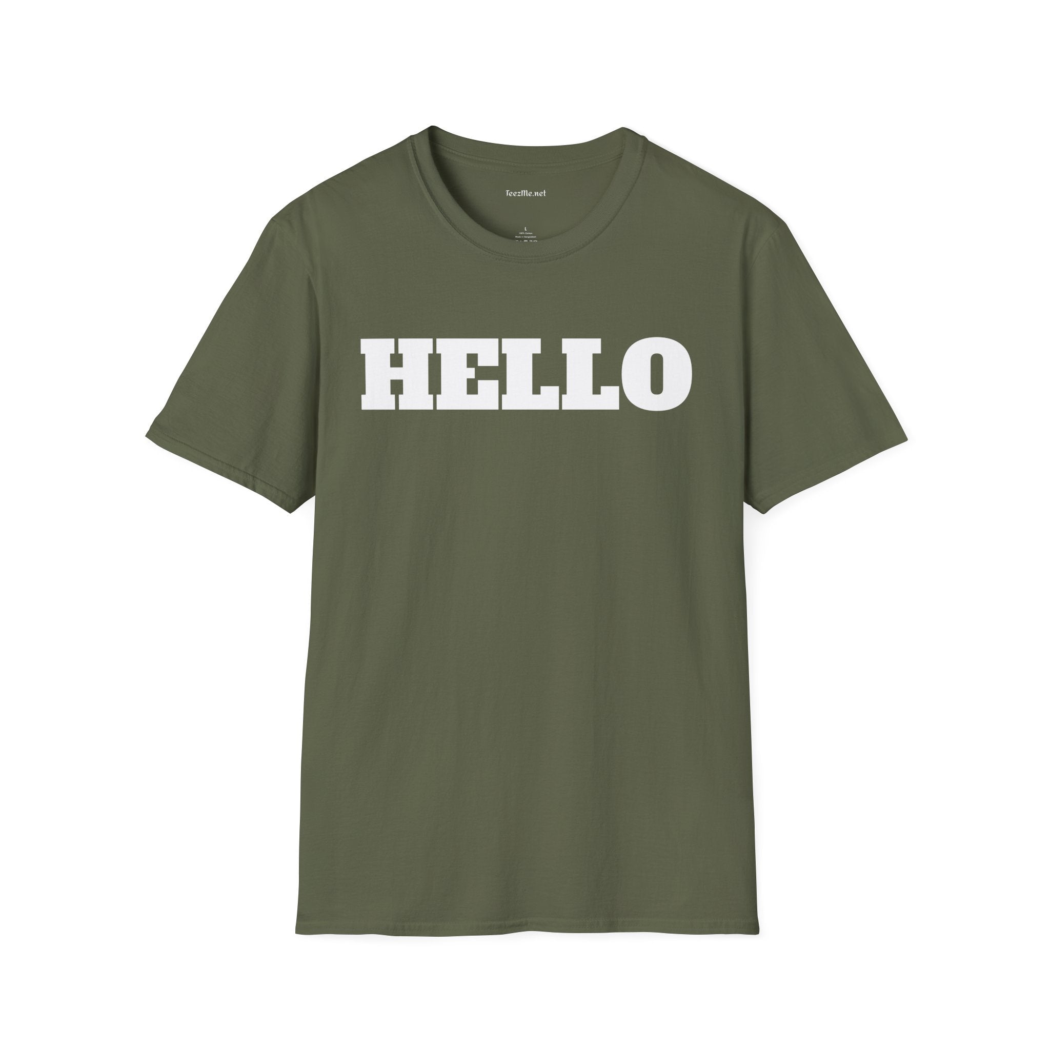HELLO - Unisex Softstyle T-Shirt 100% Cotton Graphic