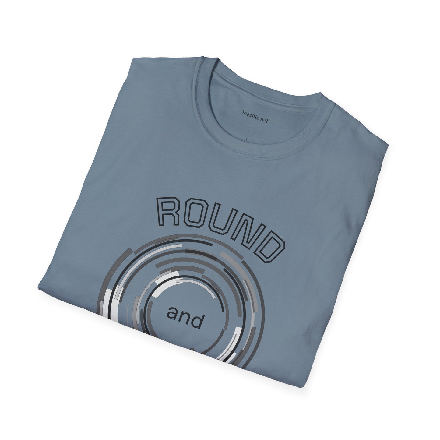 Round and Round - Unisex Softstyle T-Shirt 100% Cotton Graphic