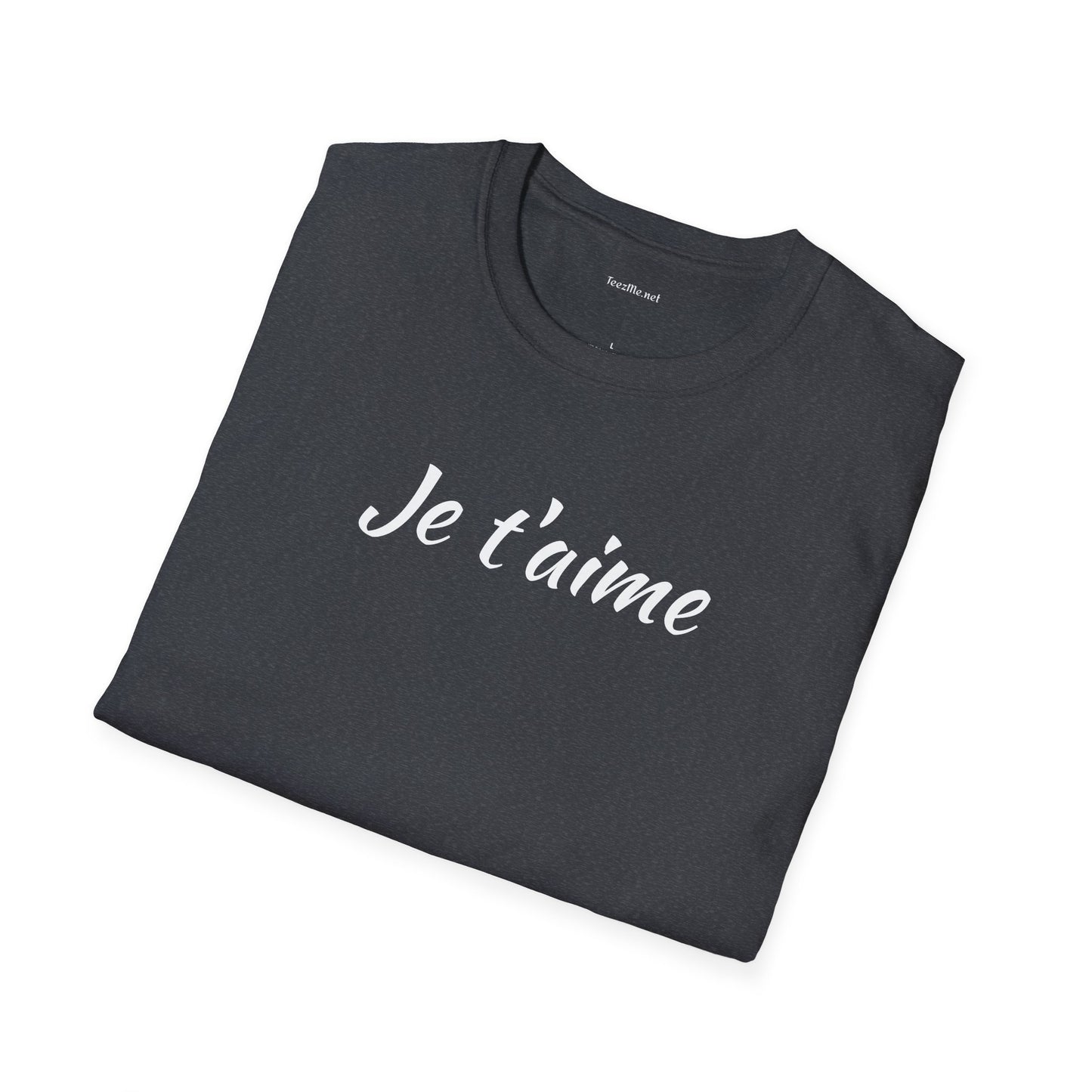 Je t'aime - Unisex Softstyle T-Shirt 100% Cotton Graphic