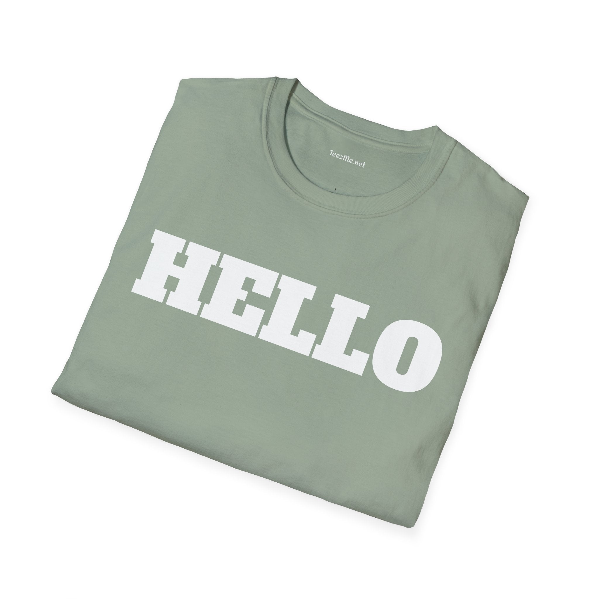 HELLO - Unisex Softstyle T-Shirt 100% Cotton Graphic