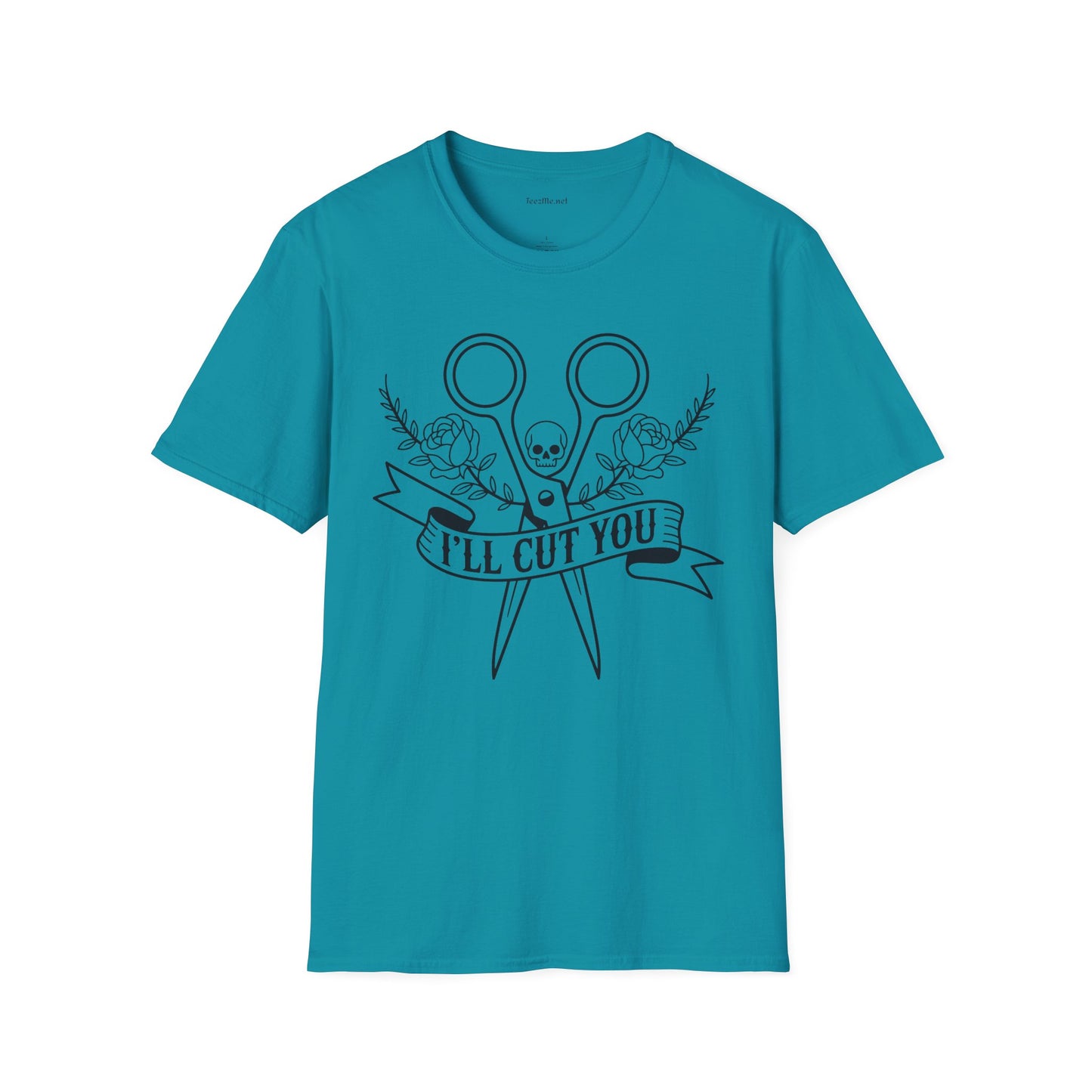 I'll Cut You Hairstylist Love Unisex Softstyle T-Shirt 100% Cotton Graphic
