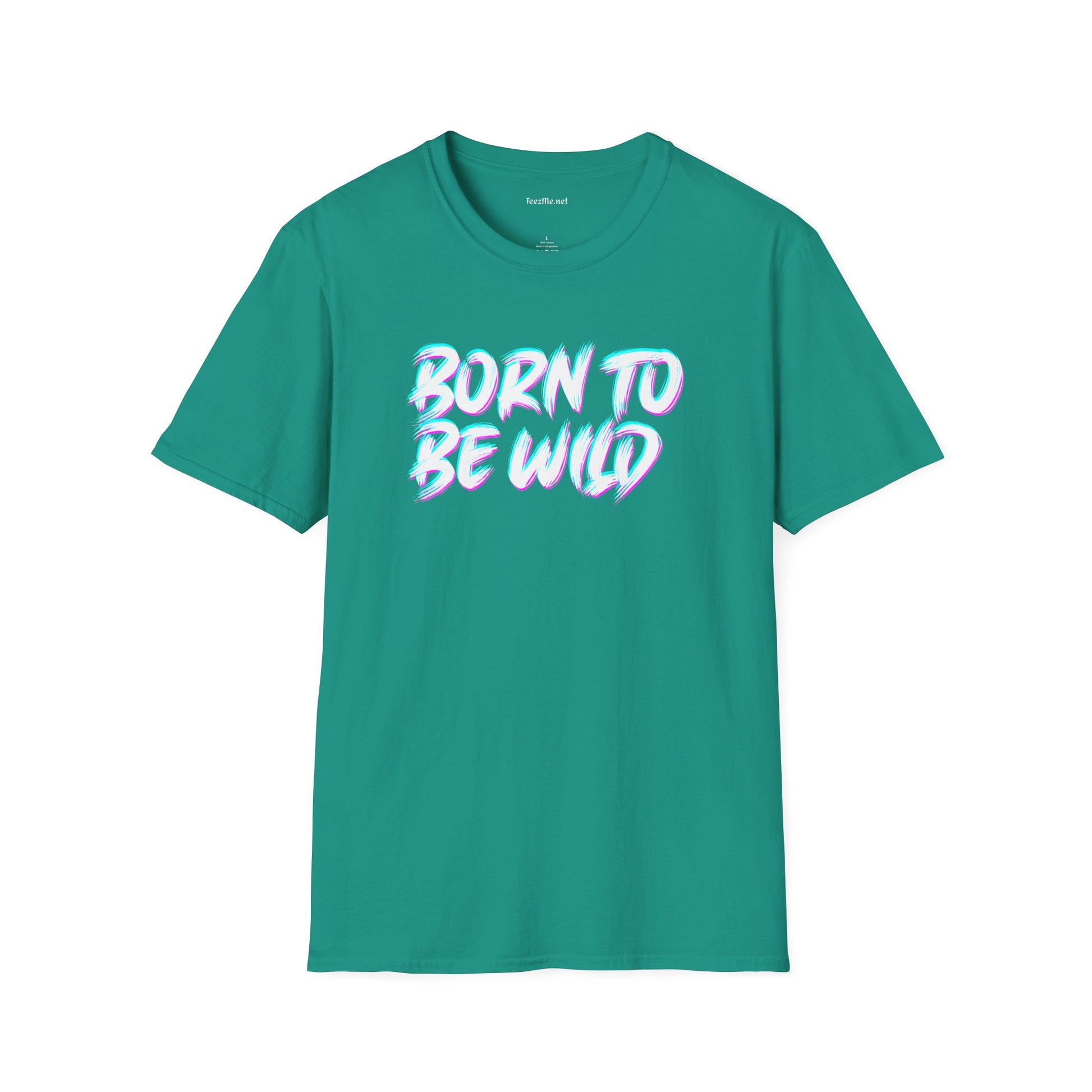 Born To Be Wild2 Unisex Softstyle T-Shirt 100% Cotton Graphic