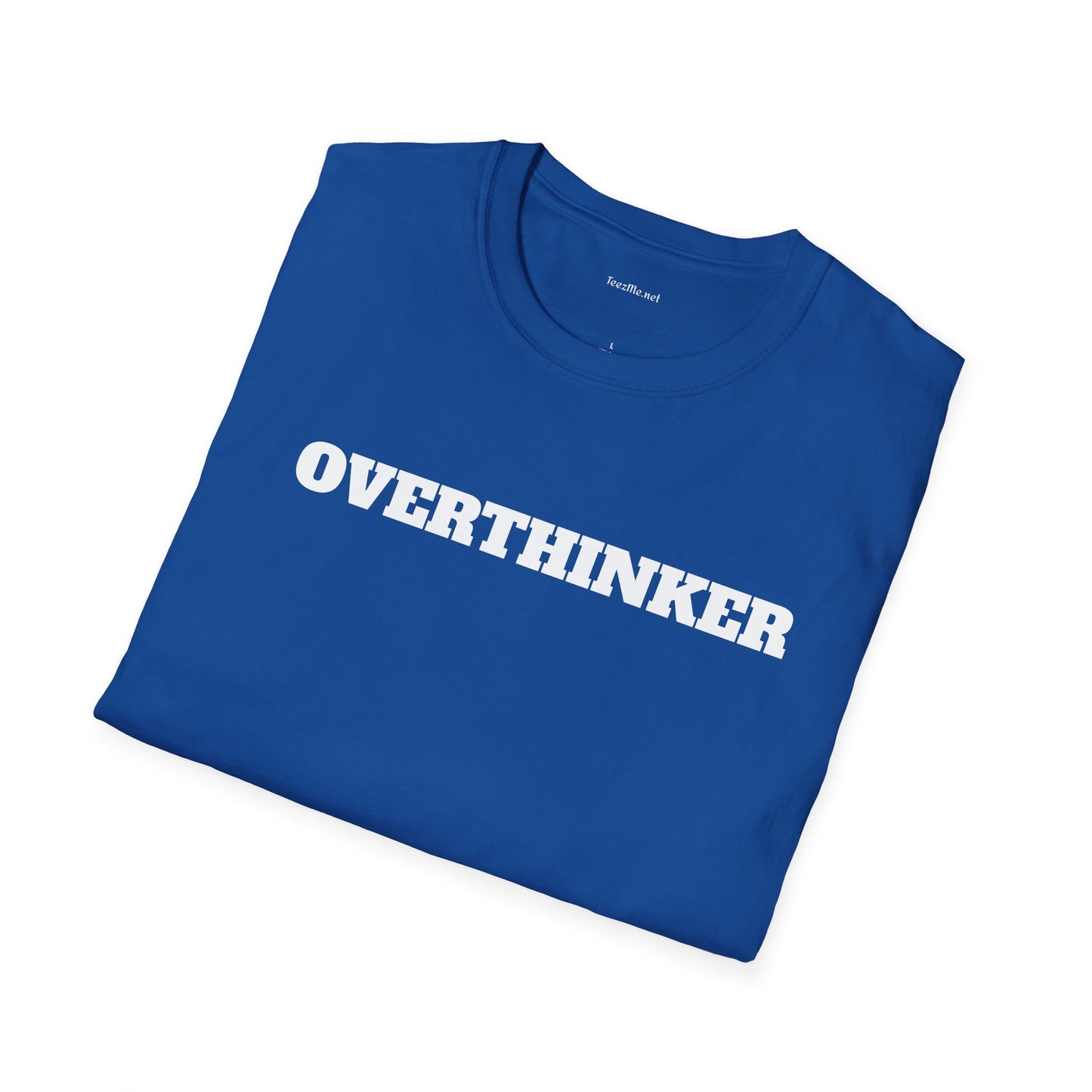 OVERTHINKER - Unisex Softstyle T-Shirt 100% Cotton Graphic
