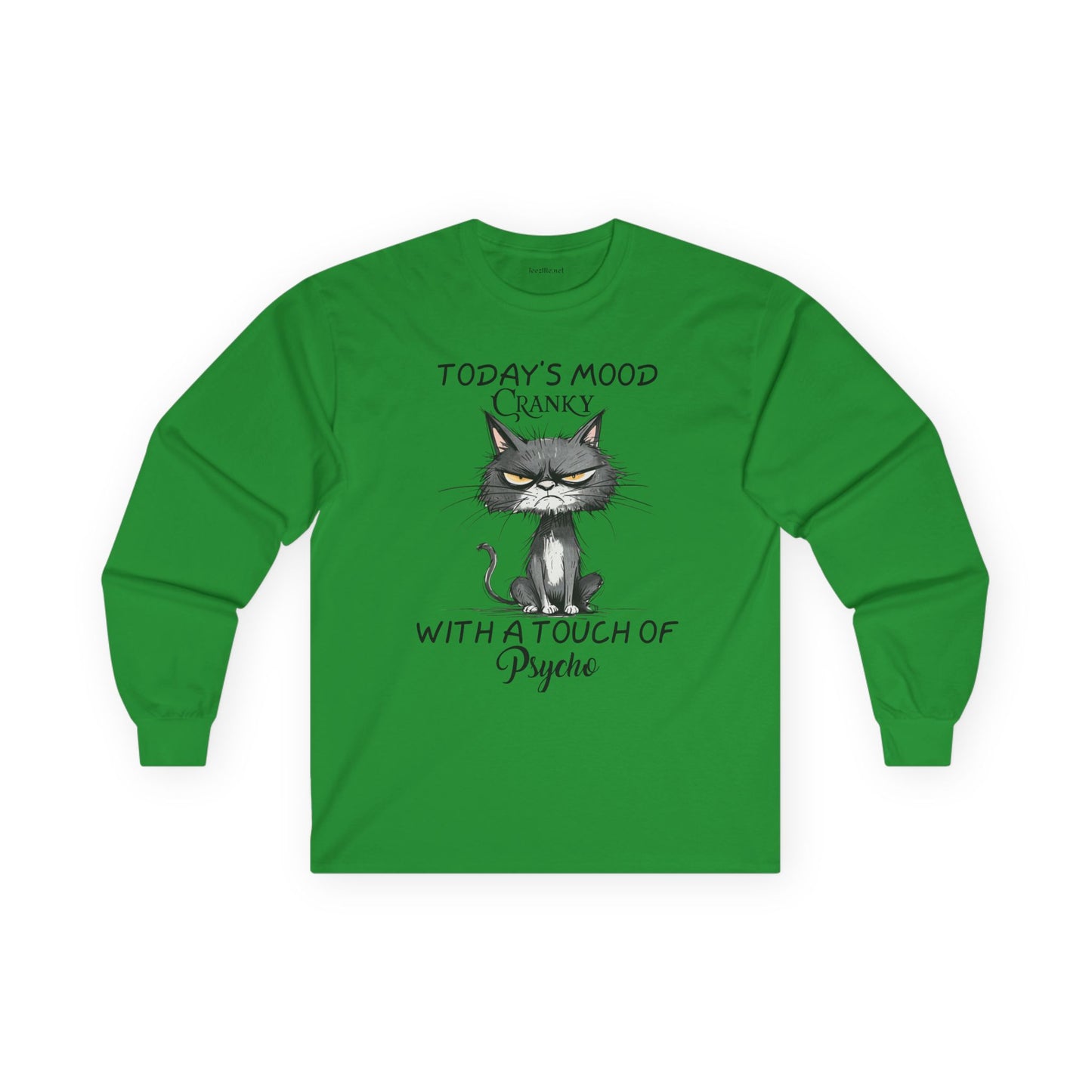 Today's Moody Cat Unisex Ultra Cotton Long Sleeve Tee