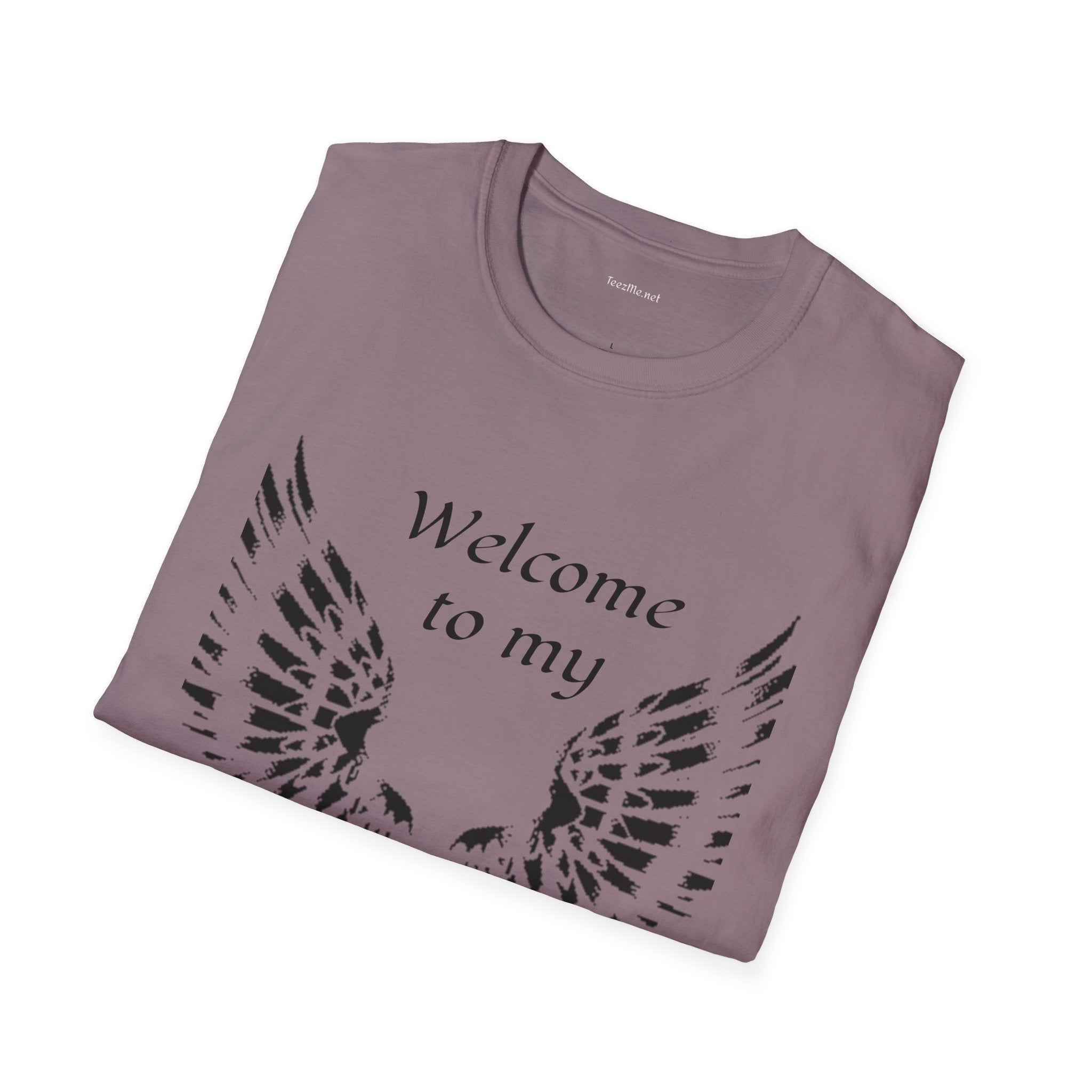Welcome to my DARKSIDE - Unisex Softstyle T-Shirt 100% Cotton Graphic