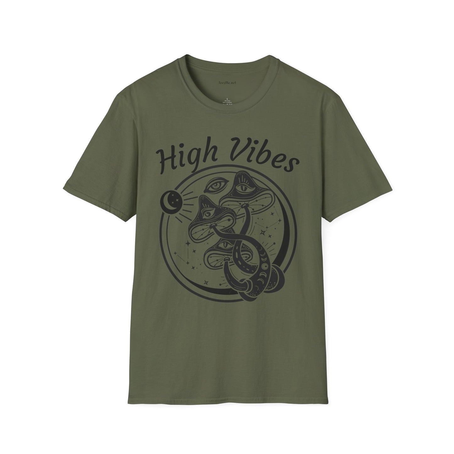 High Vibes Unisex Softstyle T-Shirt 100% Cotton Graphic