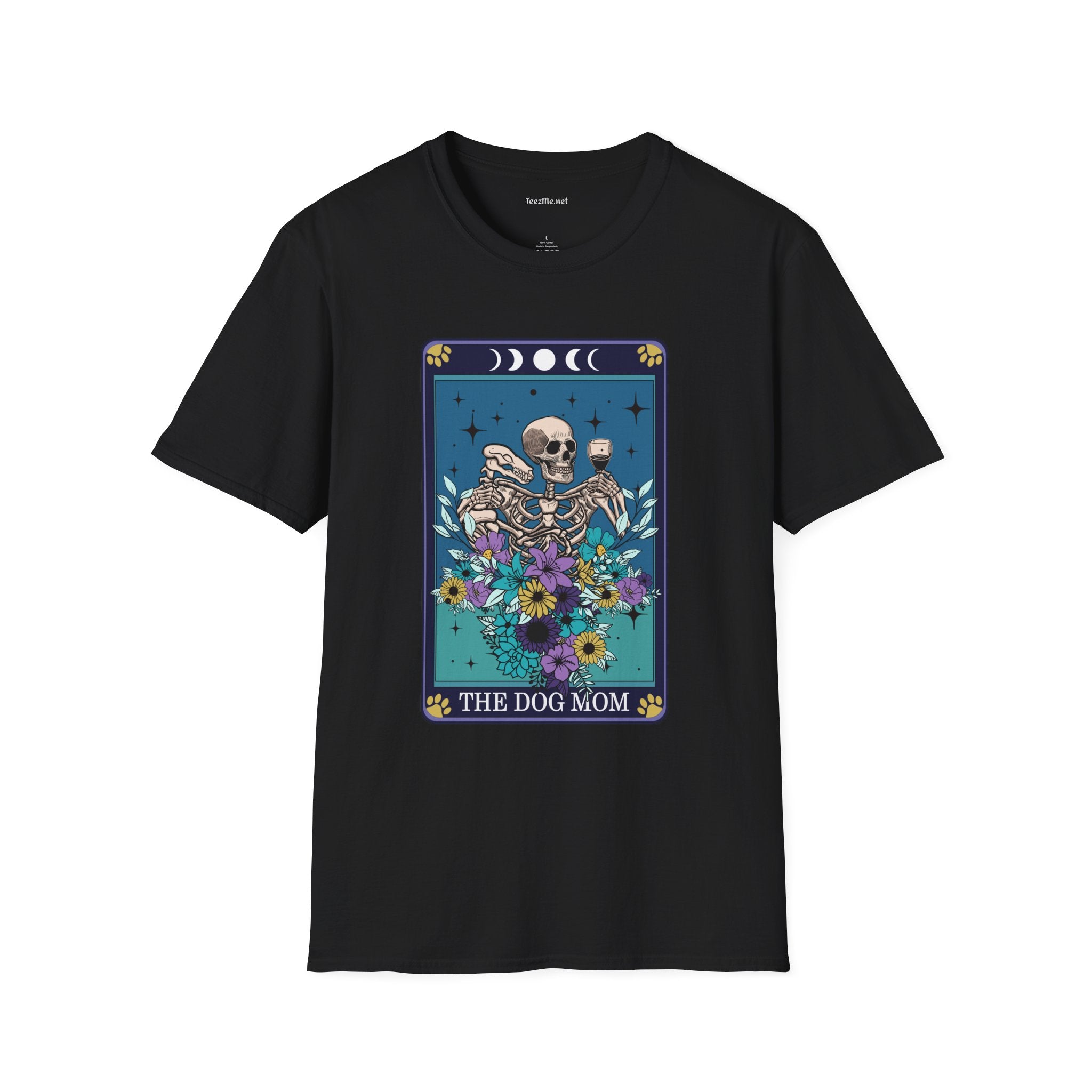 The Dog Mom Unisex Softstyle T-Shirt 100% Cotton #tarot