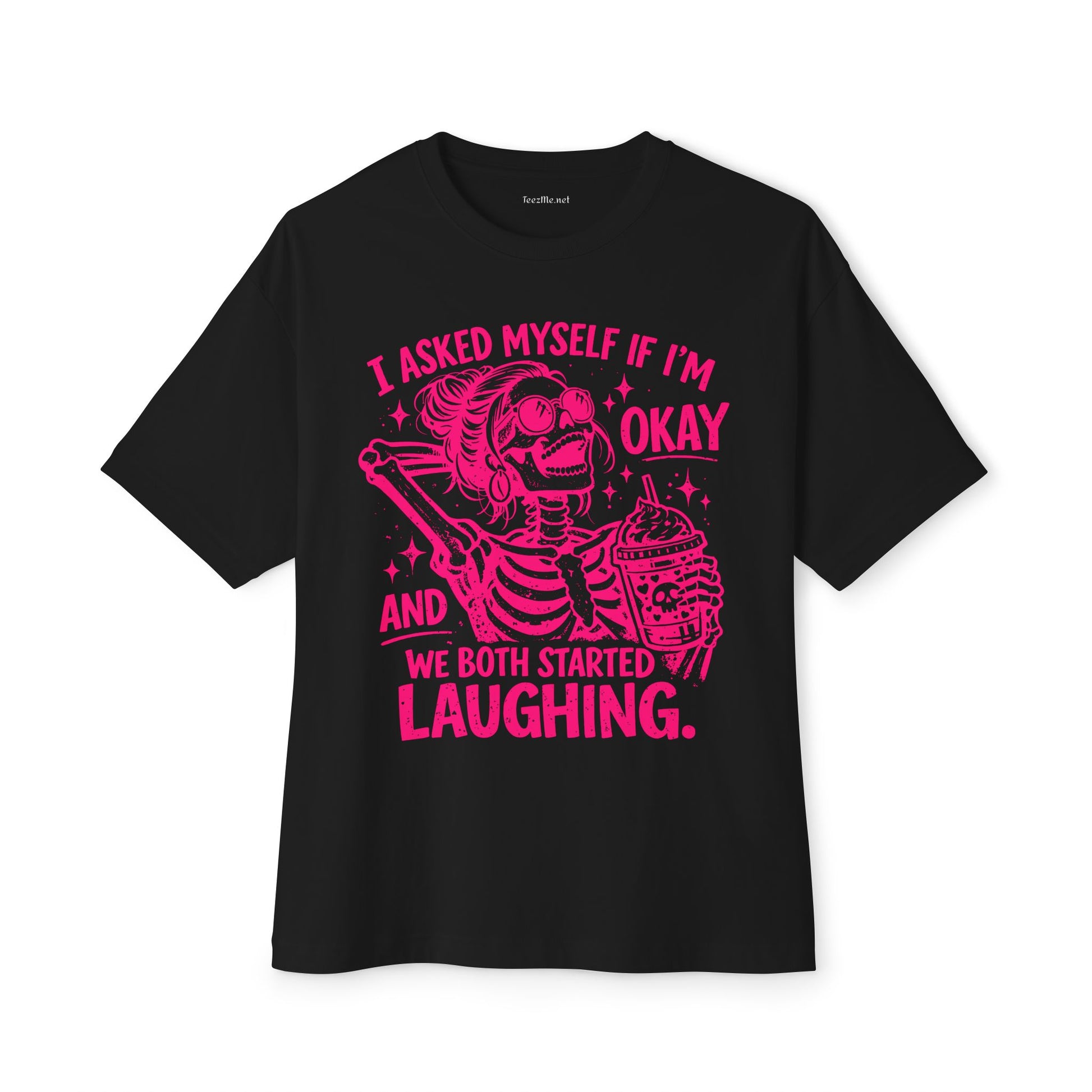 I Asked Myself If Unisex Oversized Boxy Tee