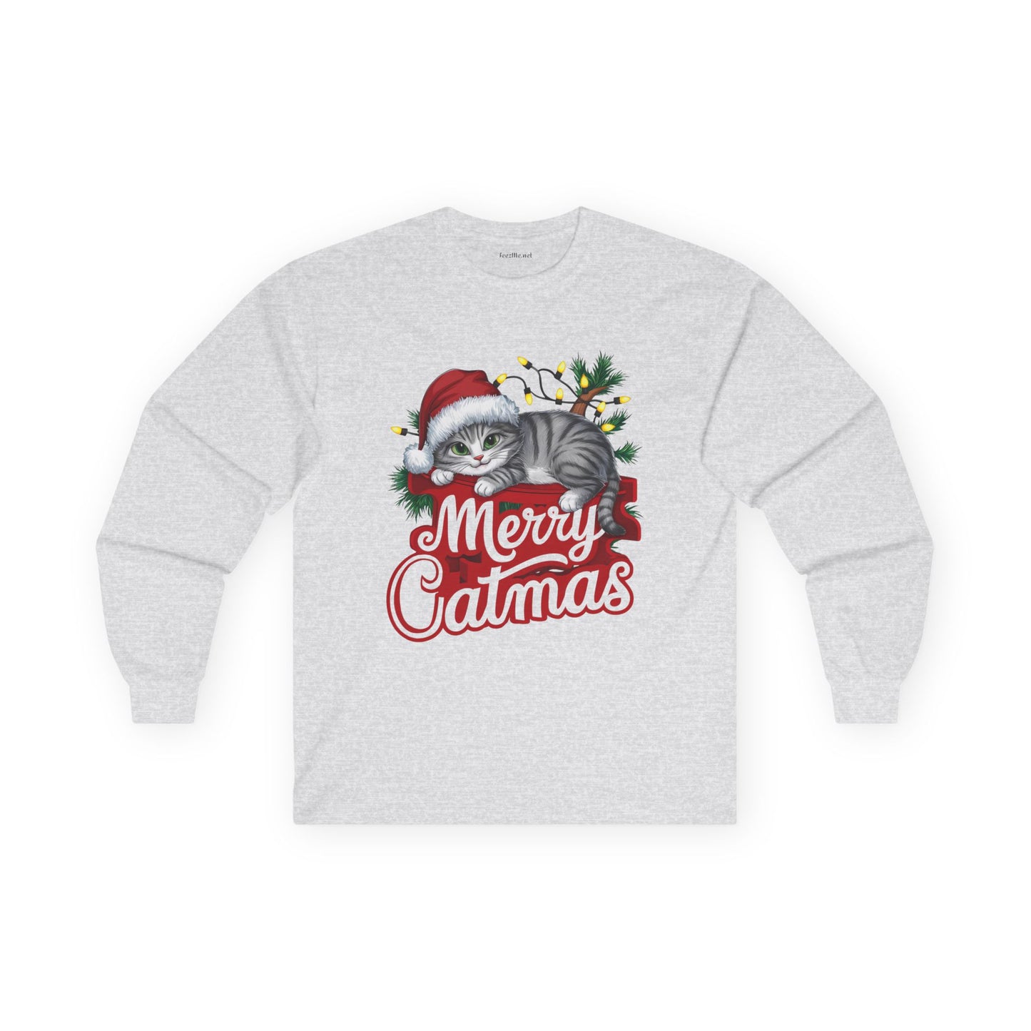 Merry Catmas 01 Unisex Ultra Cotton Long Sleeve Tee