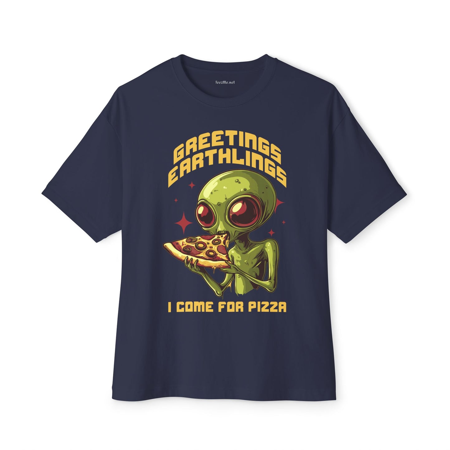 Greetings Earthlings Unisex Oversized Boxy Tee