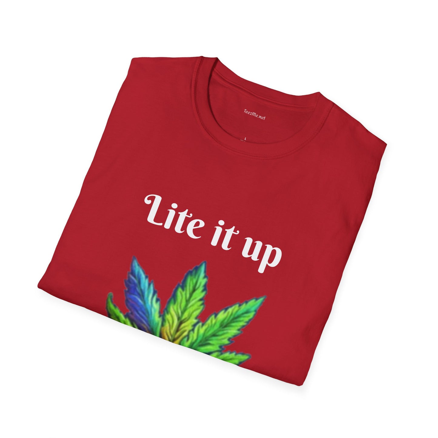 Lite it up - Unisex Softstyle T-Shirt 100% Cotton Graphic