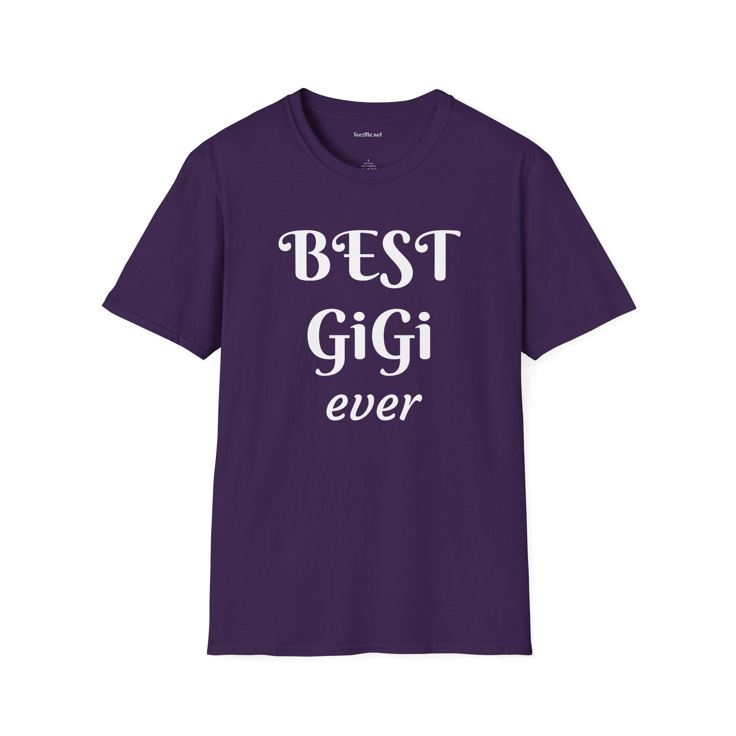 Best GiGi ever - Unisex Softstyle T-Shirt 100% Cotton Graphic