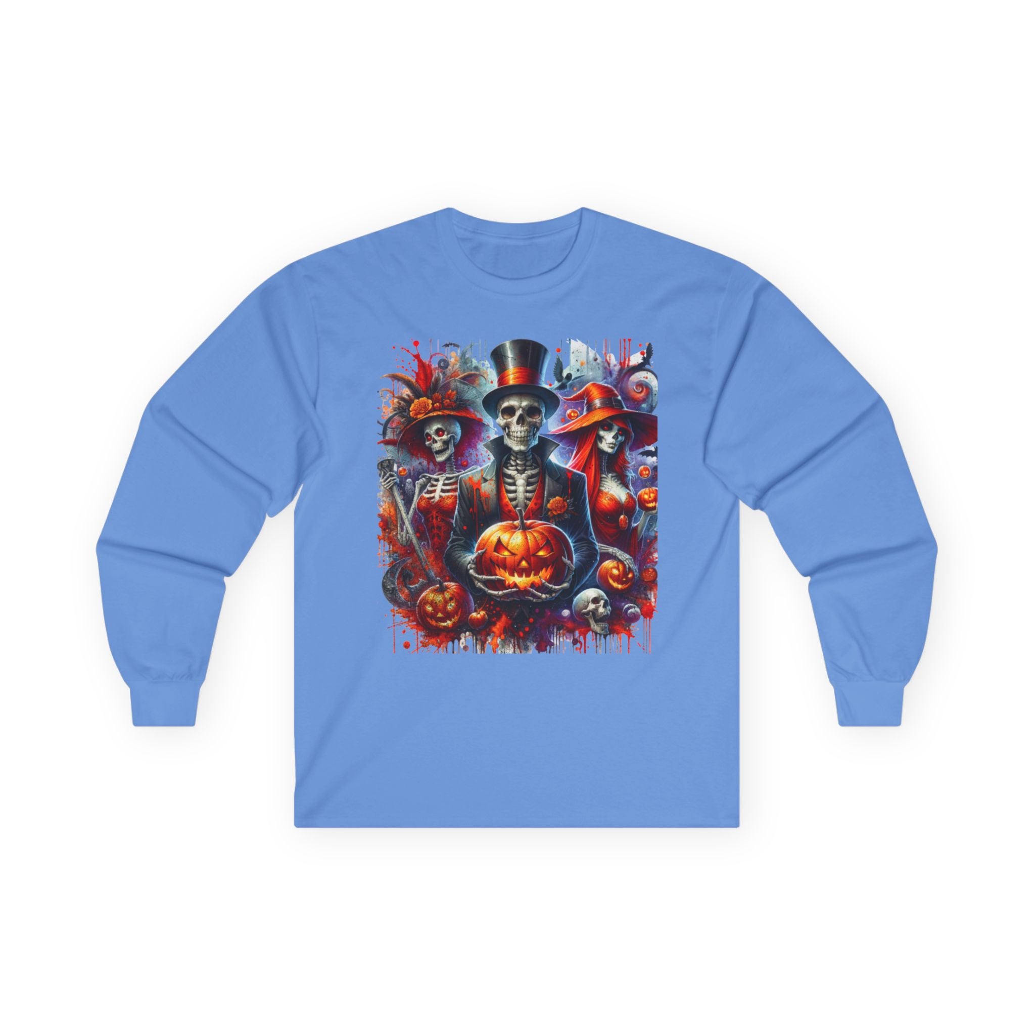 Halloween Skeletons 01 Unisex Ultra Cotton Long Sleeve Tee