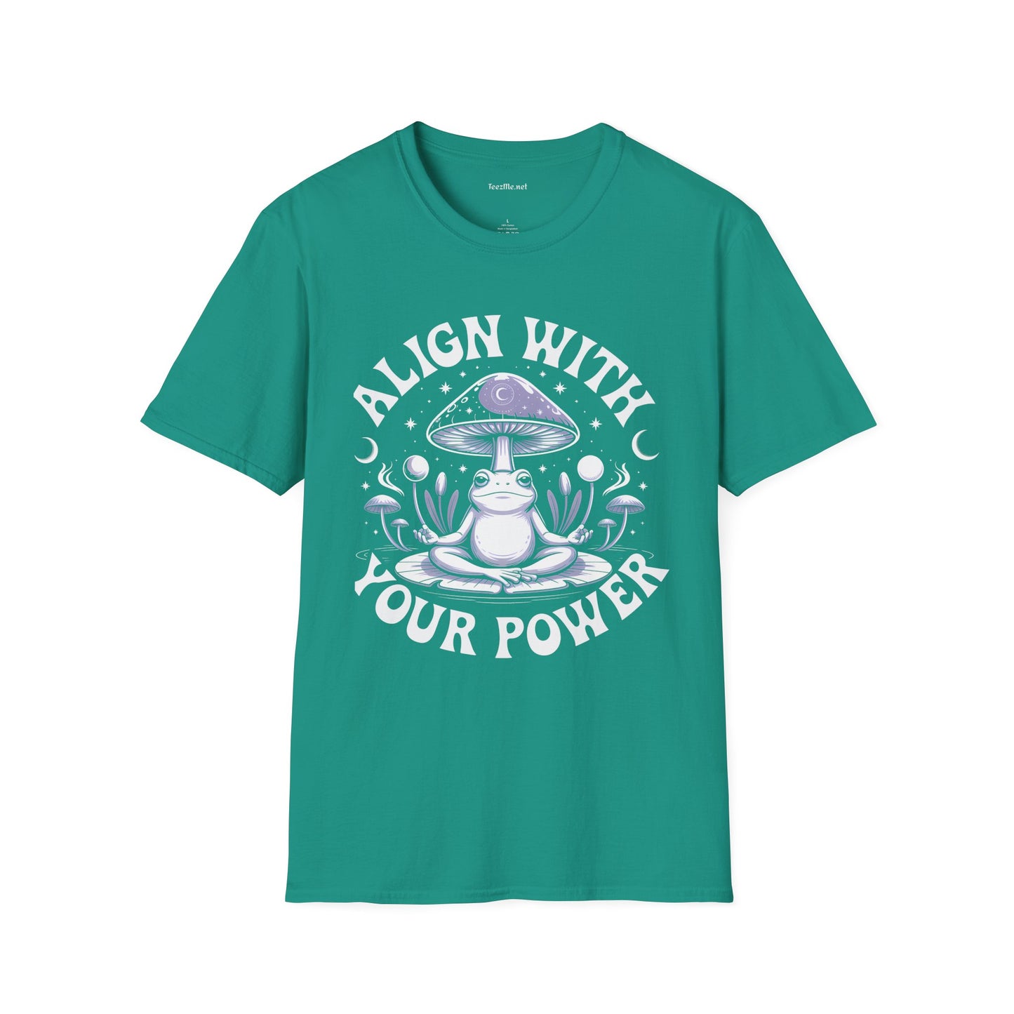 Align With Your Power Frog 01 Unisex Softstyle T-Shirt 100% Cotton